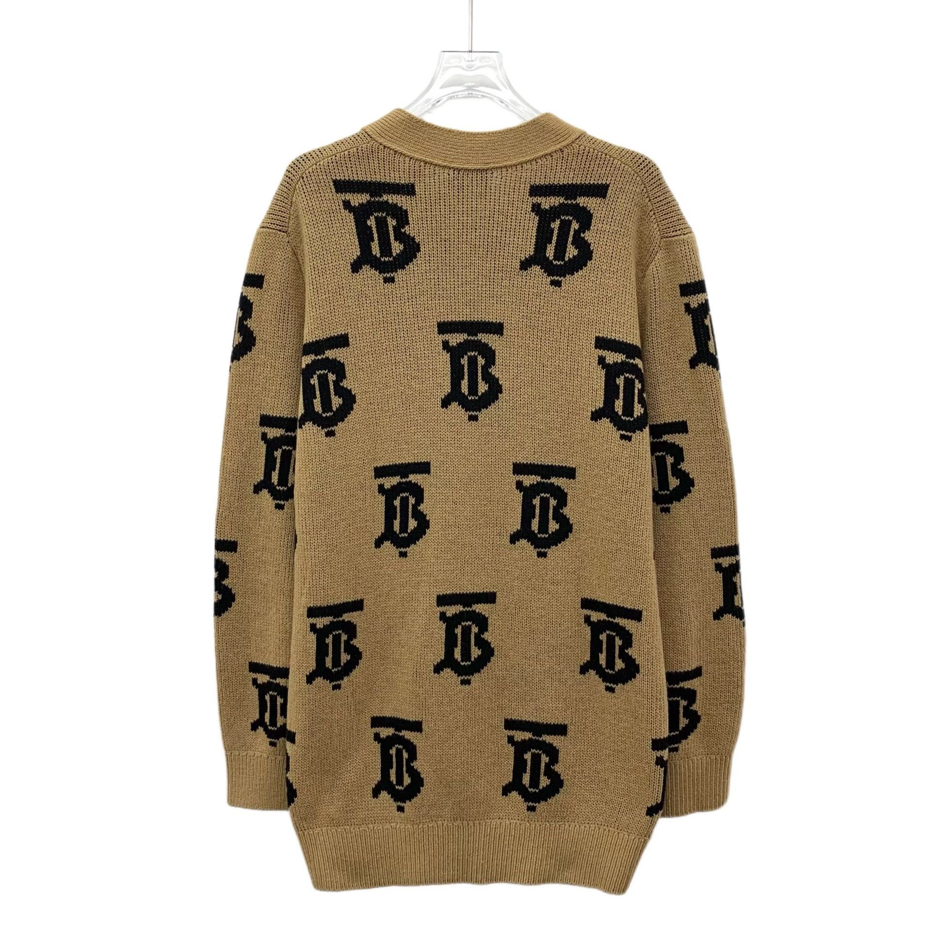 Burberry Burberry TB Monogram Wool Cardigan XS Size XS / US 0-2 / IT 36-38 - 3 Thumbnail