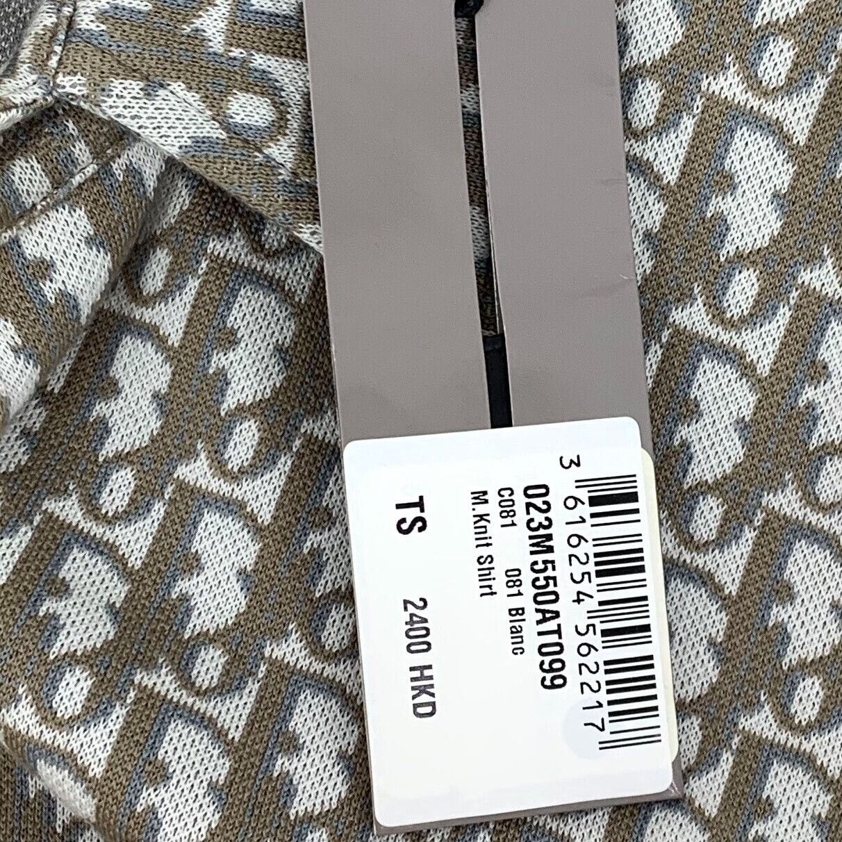 Dior Dior Oblique Logo Monogram Knit Shirt Size S Size US S / EU 44-46 / 1 - 7 Thumbnail