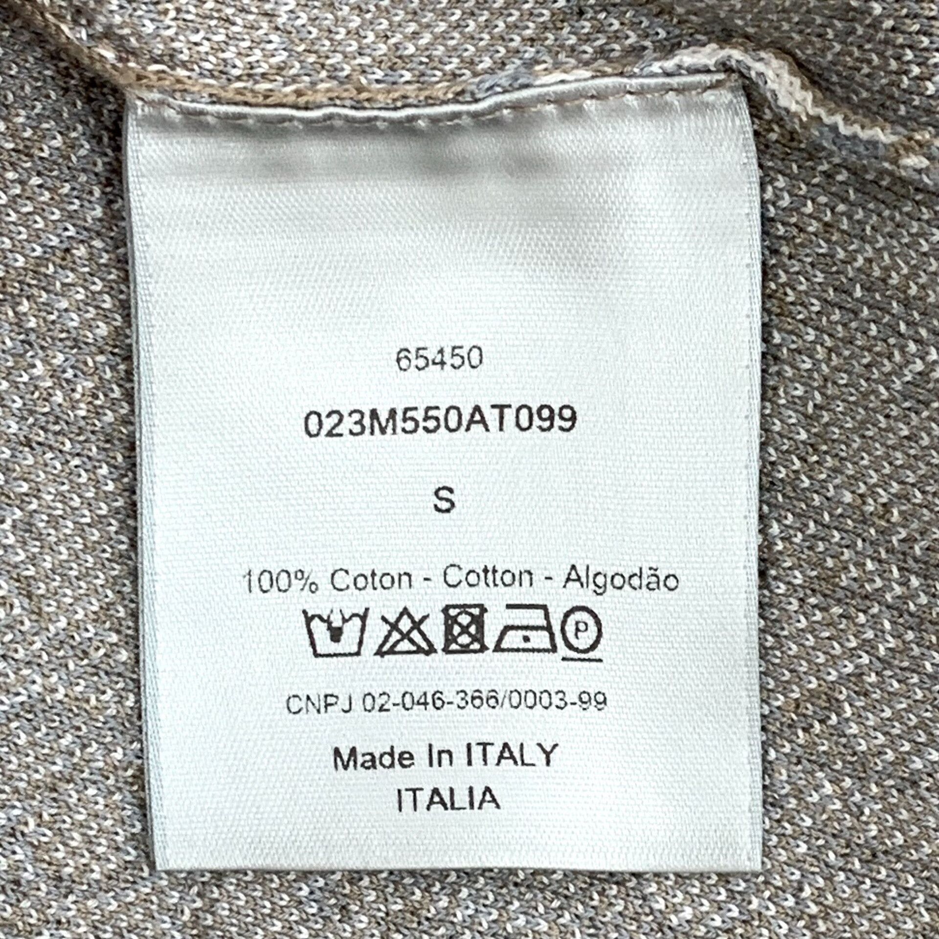 Dior Dior Oblique Logo Monogram Knit Shirt Size S Size US S / EU 44-46 / 1 - 8 Thumbnail