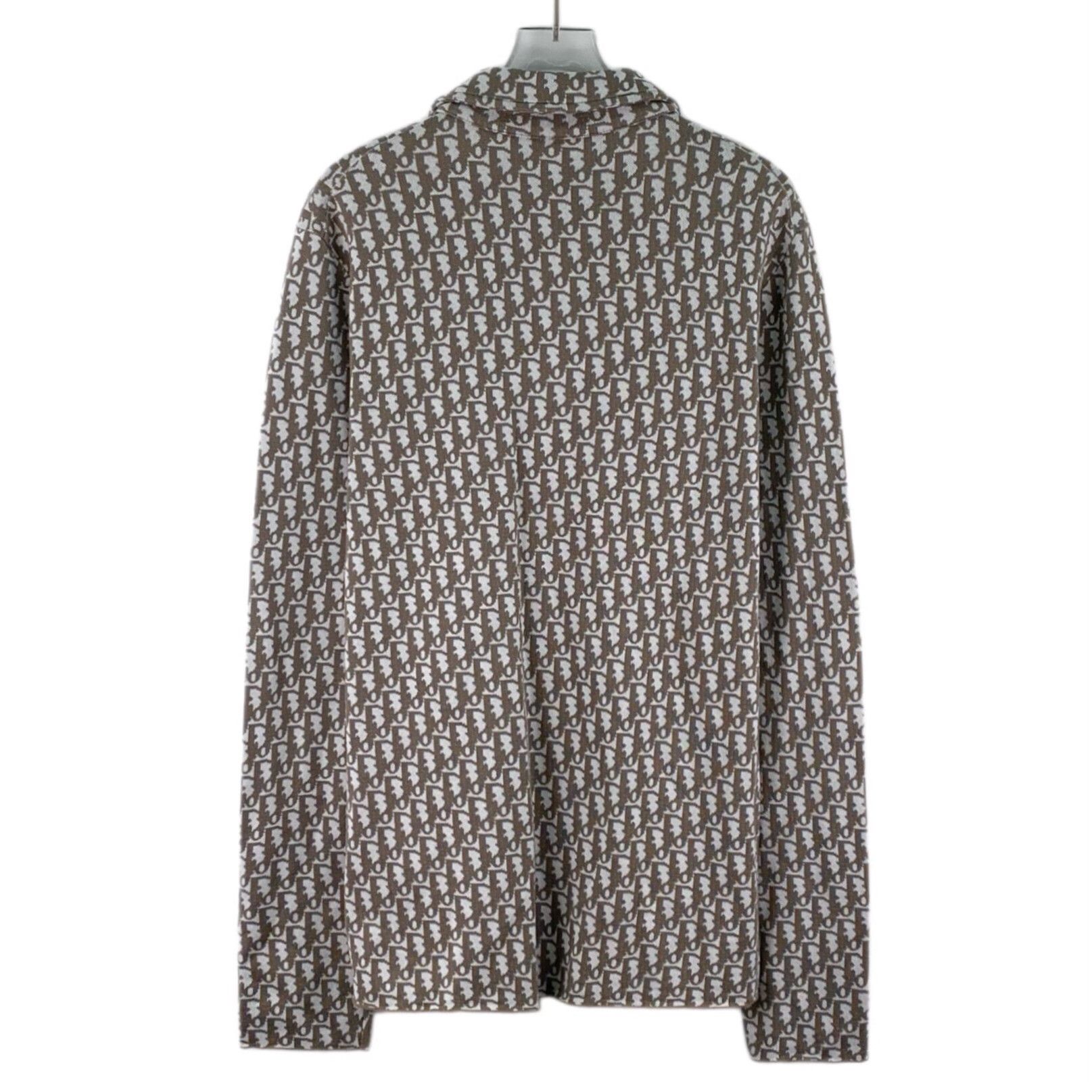 Dior Dior Oblique Logo Monogram Knit Shirt Size S Size US S / EU 44-46 / 1 - 3 Thumbnail