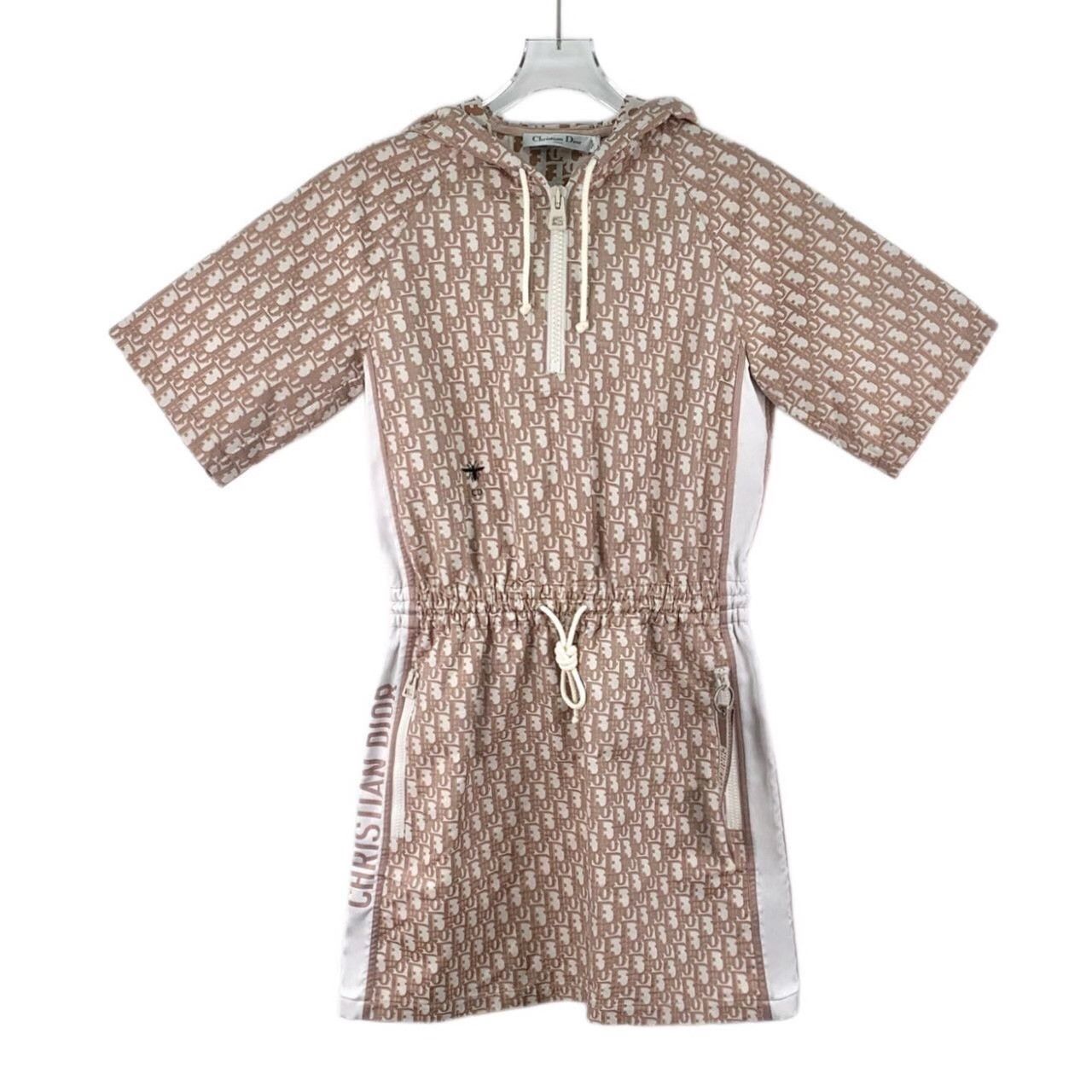 Dior Dior Oblique Jacquard Half-Zip Hooded Dress 34 Size XS / US 0-2 / IT 36-38 - 2 Thumbnail