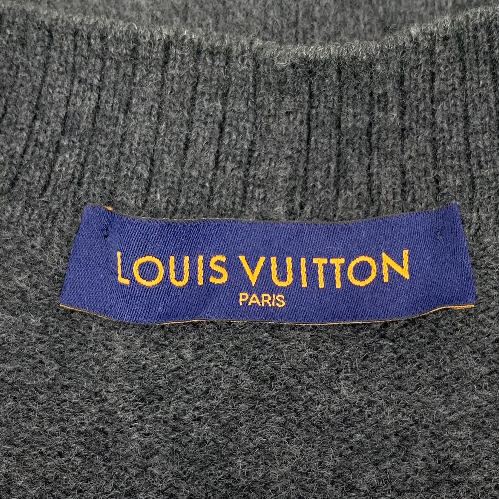 Louis Vuitton Louis Vuitton Embroidered Wool Cardigan L Size US L / EU 52-54 / 3 - 6 Thumbnail
