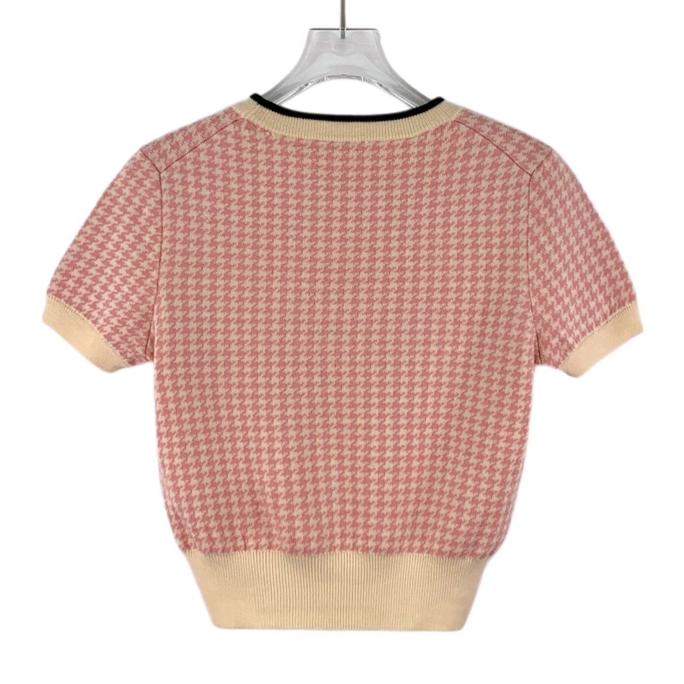 Miu Miu Miu Miu Houndstooth Knit Sweater 38 Size XS / US 0-2 / IT 36-38 - 3 Thumbnail
