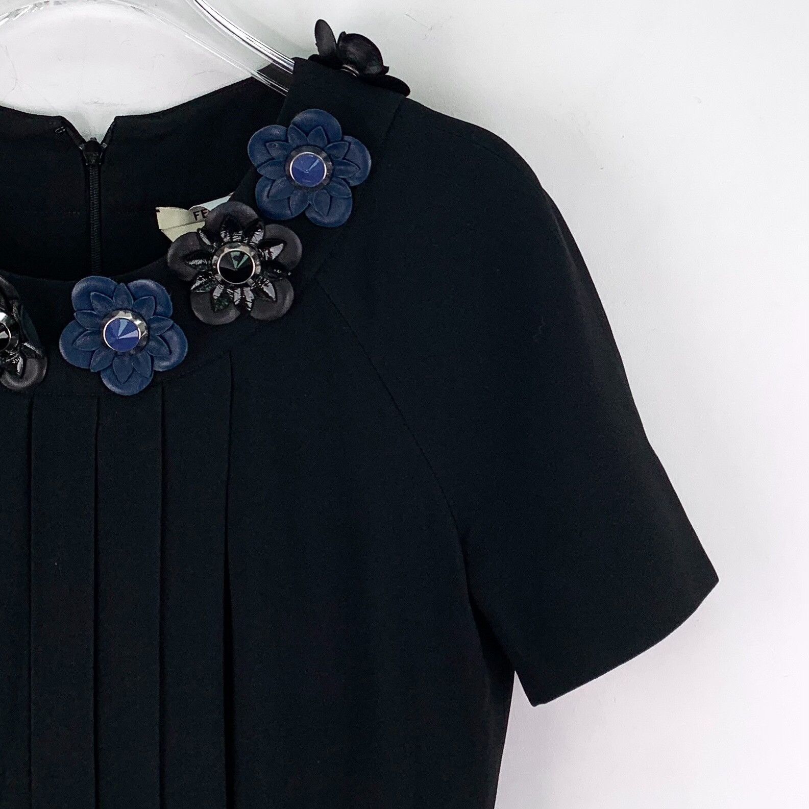 Fendi Fendi Floral Jewel Embellished Dress 38 Size XS / US 0-2 / IT 36-38 - 4 Thumbnail