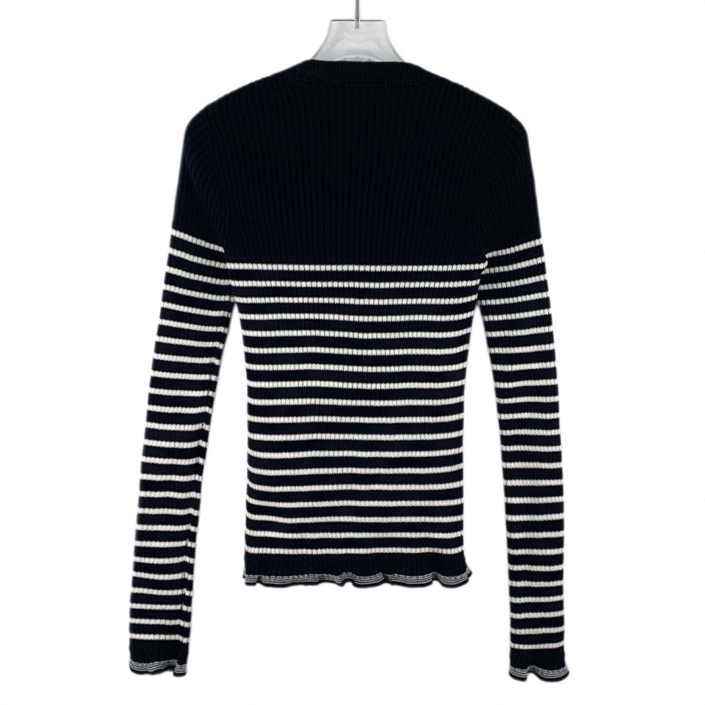 Dior Dior Striped Intarsia Logo Sweater FR 36 Size XS / US 0-2 / IT 36-38 - 3 Thumbnail
