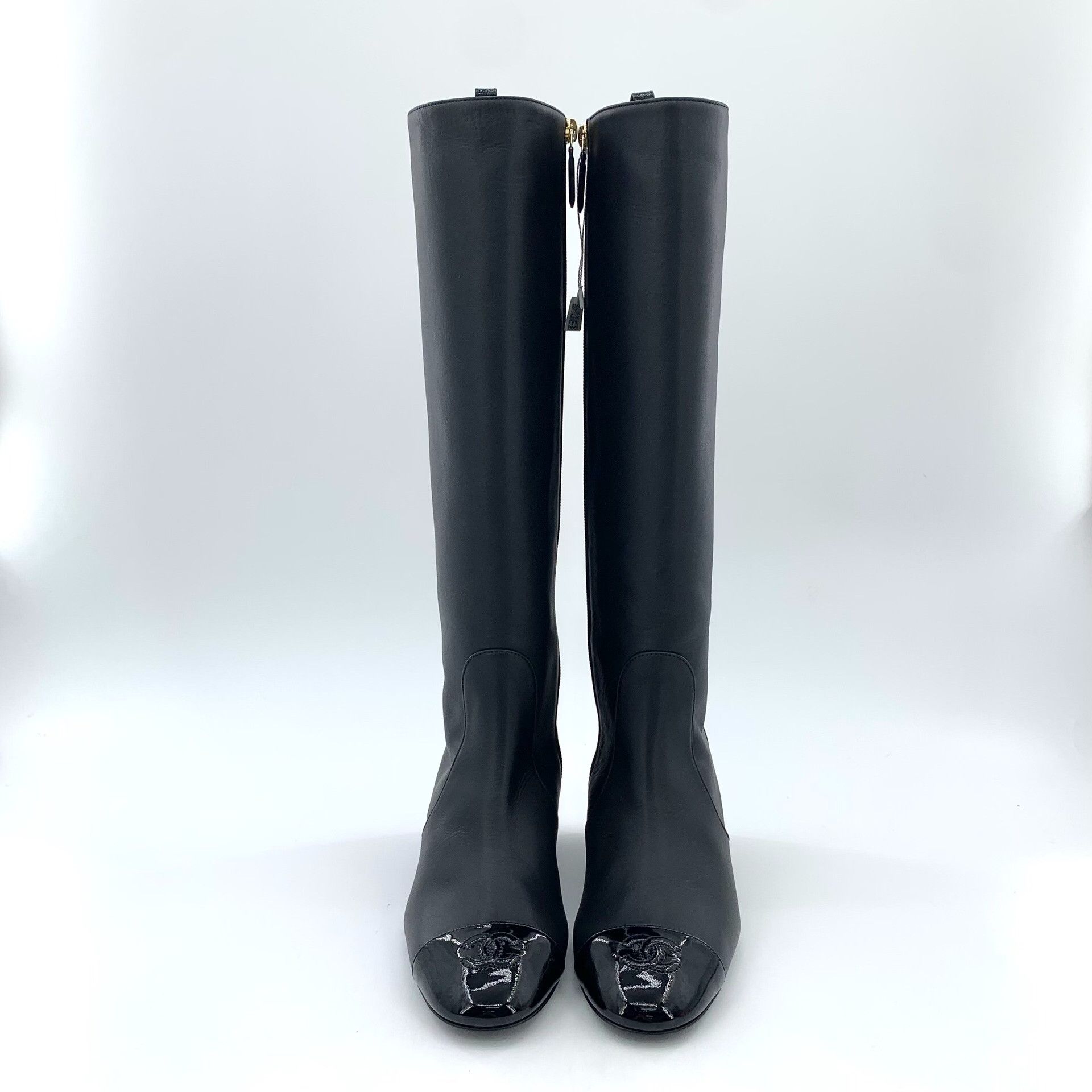 Chanel Chanel Patent Toe Calfskin Boots 37 Size US 7 / IT 37 - 4 Thumbnail