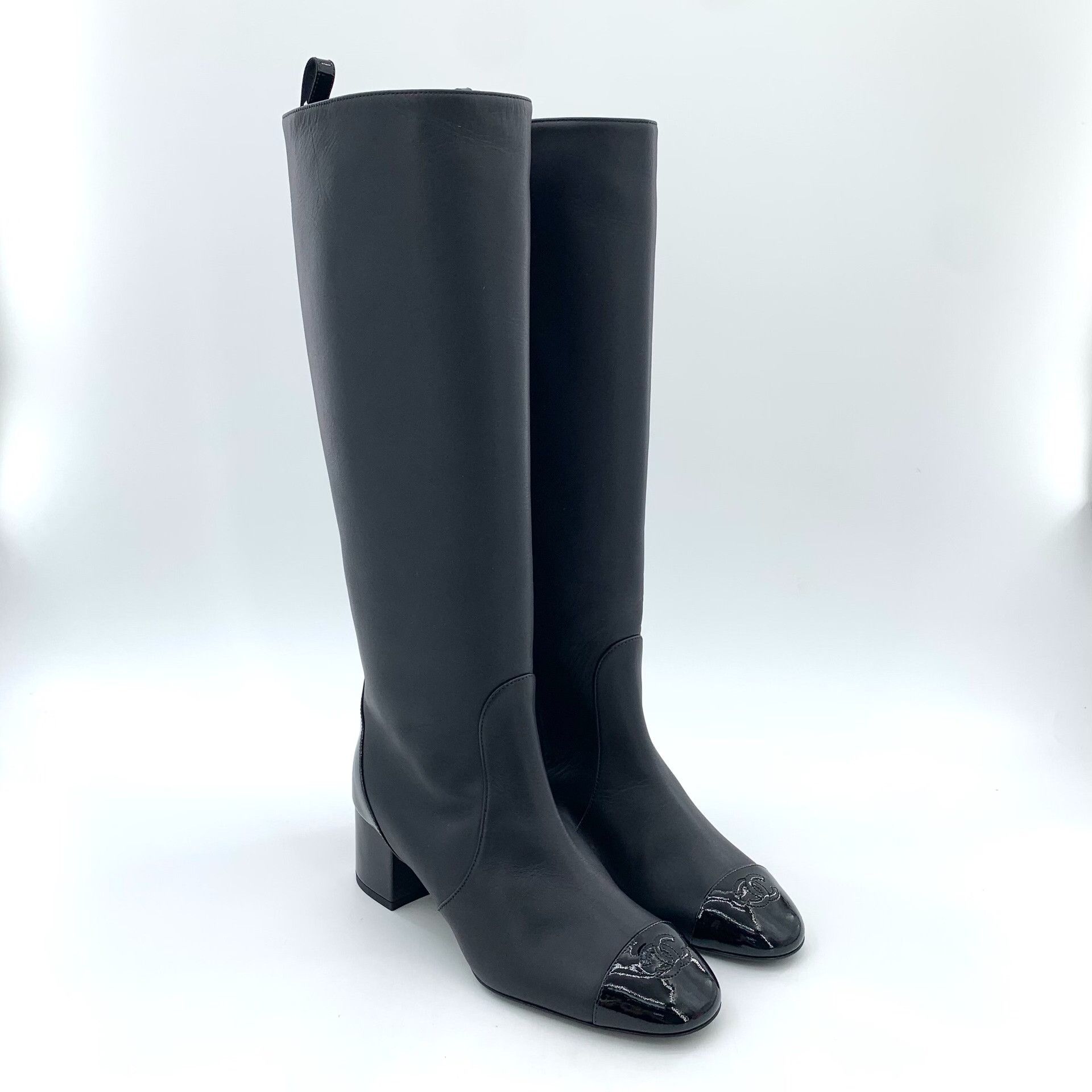 Chanel Chanel Patent Toe Calfskin Boots 37 Size US 7 / IT 37 - 3 Thumbnail
