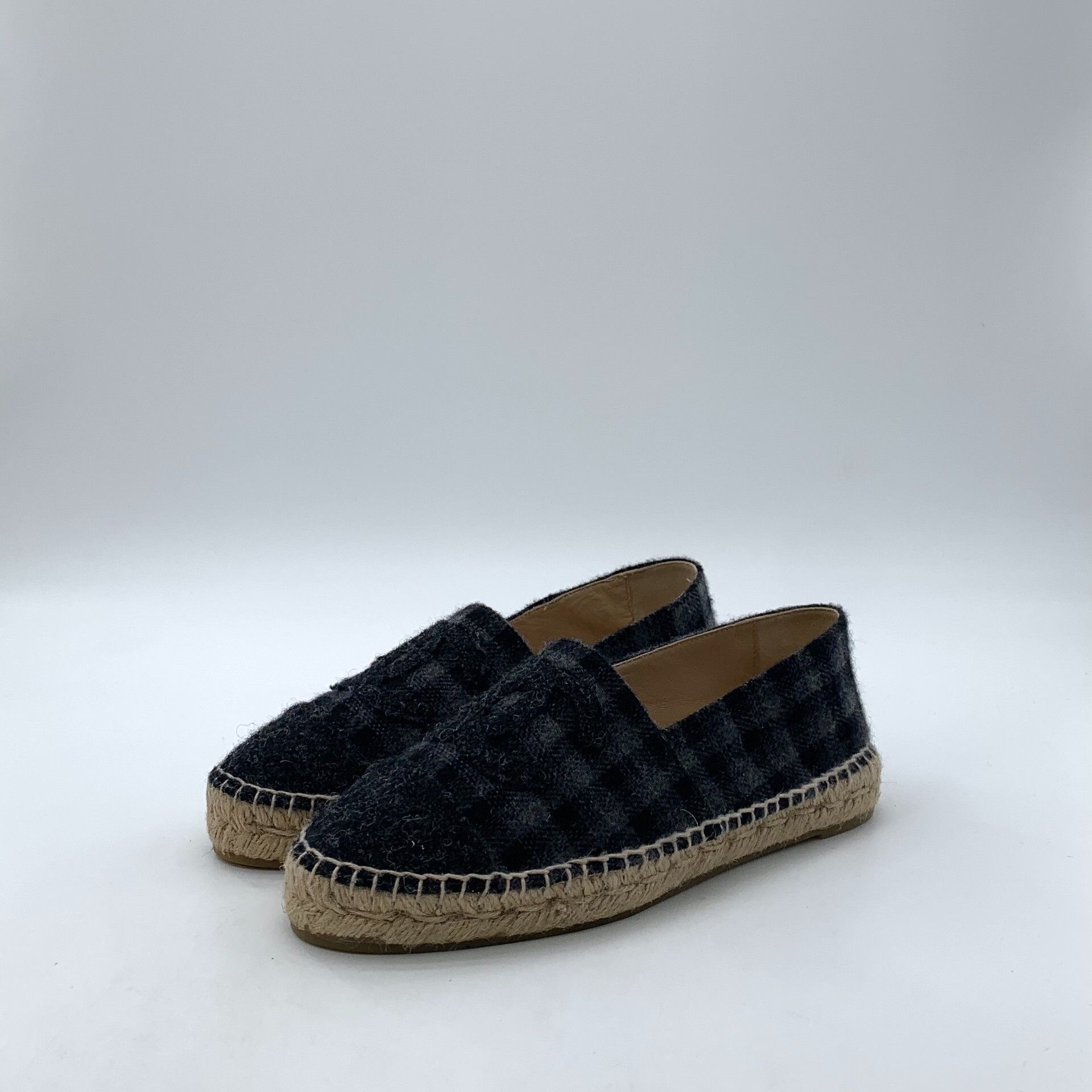 Chanel Chanel Checkered Tweed Espadrilles 37 Size US 7 / IT 37 - 2 Thumbnail