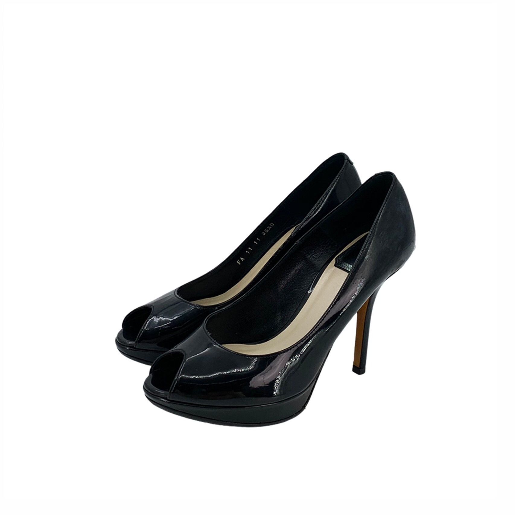 Dior Dior Patent Peep Toe Platform Heels 35.5 Size US 5.5 / IT 35.5 - 2 Thumbnail