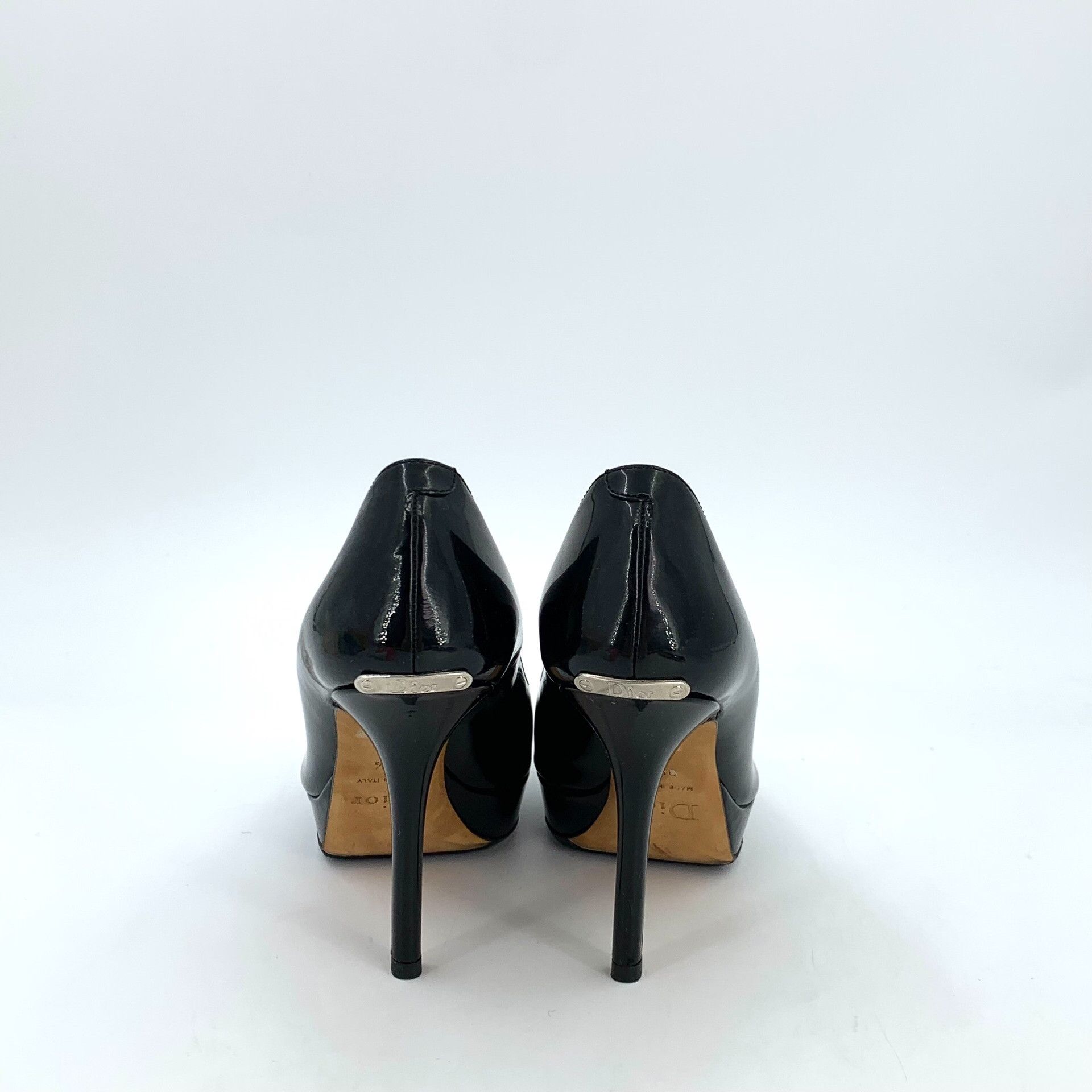 Dior Dior Patent Peep Toe Platform Heels 35.5 Size US 5.5 / IT 35.5 - 5 Thumbnail