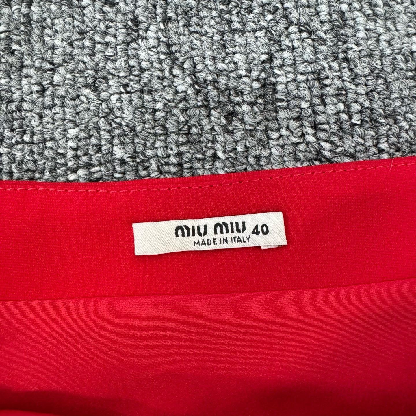 Miu Miu Miu Miu Scalloped Hem Mini Skirt Size 40 Size 27" / US 4 / IT 40 - 6 Thumbnail