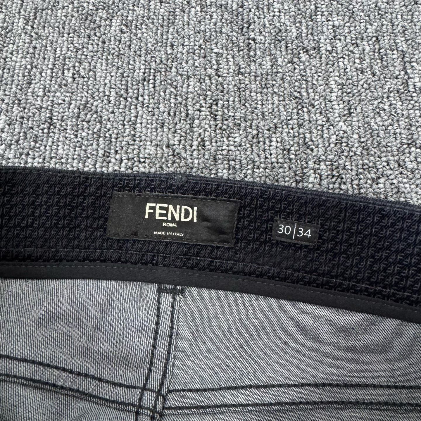 Fendi Fendi FF Monogram Jacquard Denim Jeans US 30 Size US 30 / EU 46 - 7 Thumbnail