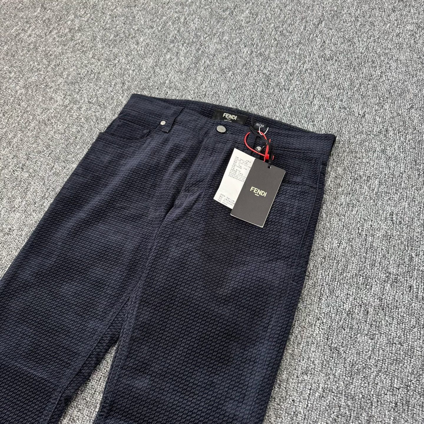 Fendi Fendi FF Monogram Jacquard Denim Jeans US 30 Size US 30 / EU 46 - 5 Thumbnail