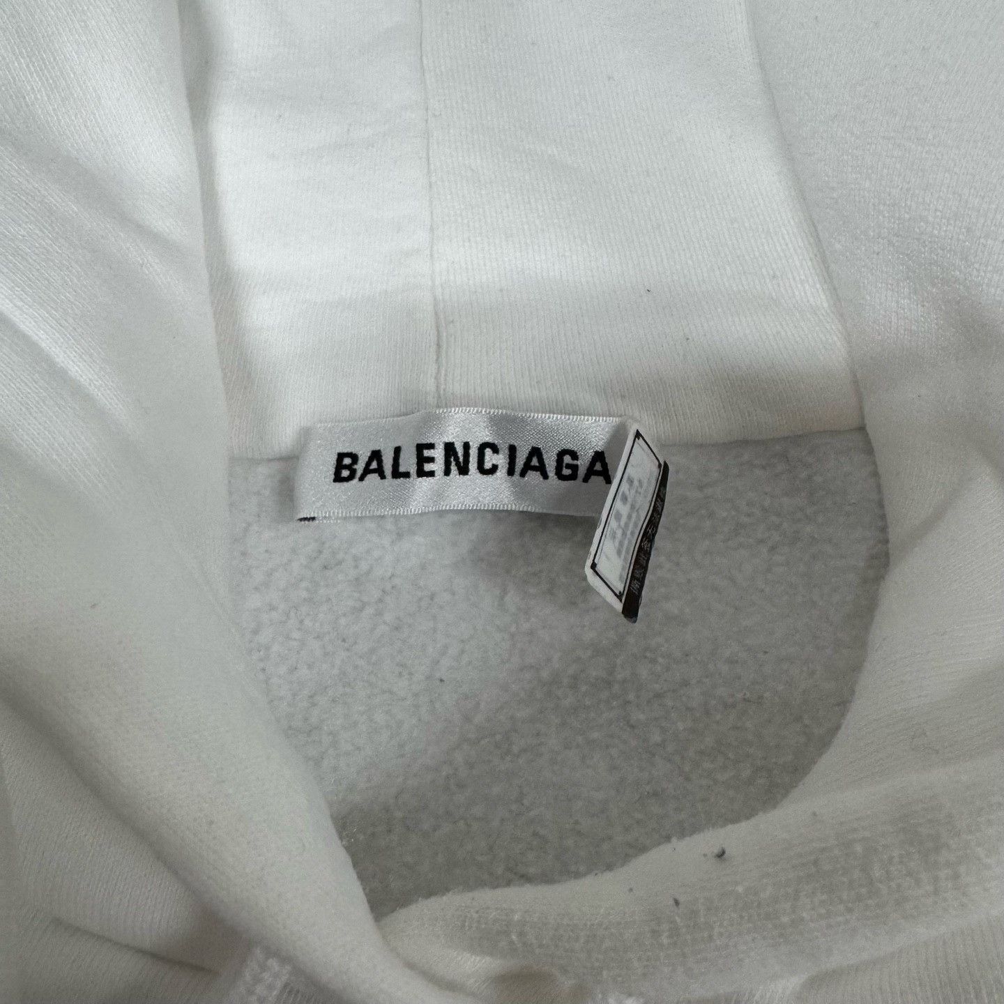 Balenciaga Balenciaga Laurel Logo Print Hoodie White Size S Size US S / EU 44-46 / 1 - 7 Thumbnail