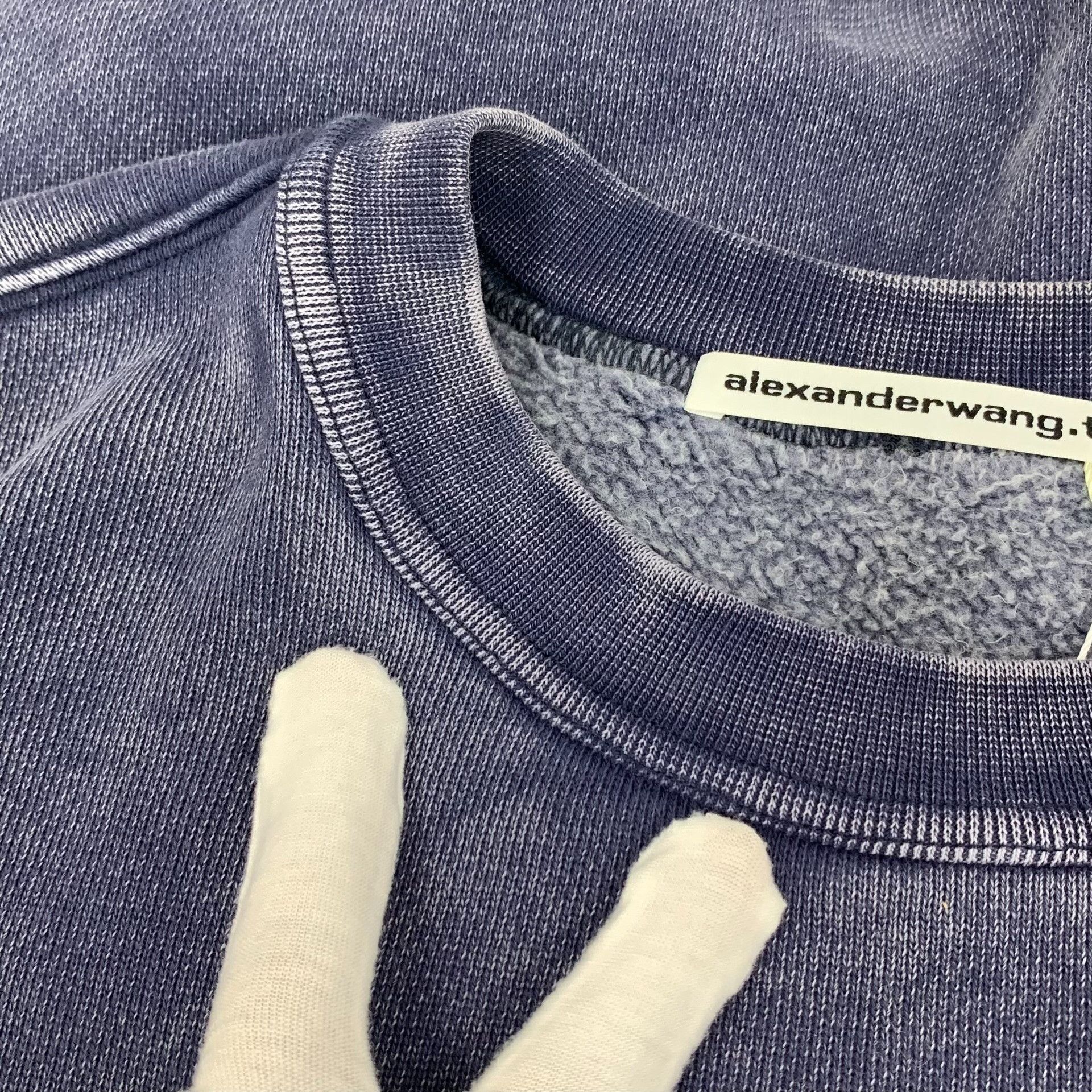 Alexander Wang Alexander Wang Acid Wash Logo Sweatshirt Size M Size US M / EU 48-50 / 2 - 9 Thumbnail