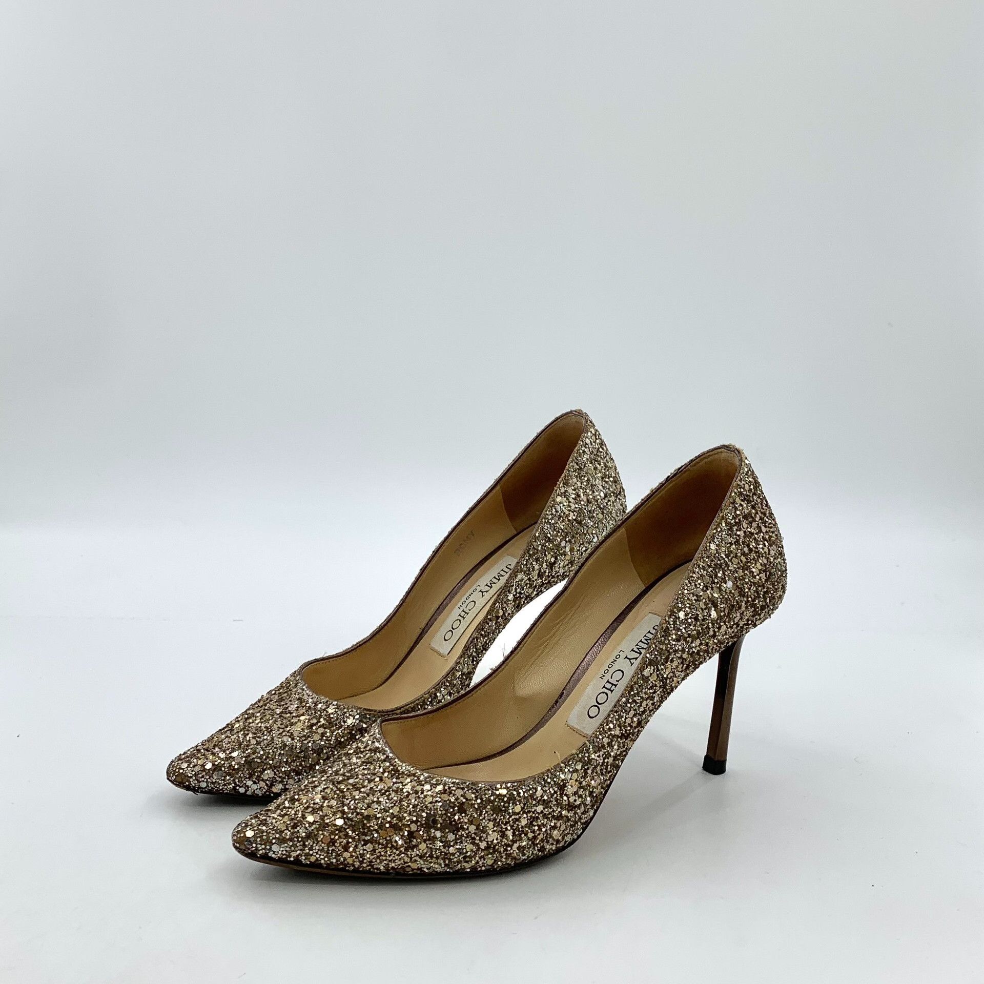Jimmy Choo Jimmy Choo Glitter Pointed Toe Heels 35.5 Size US 5.5 / IT 35.5 - 2 Thumbnail