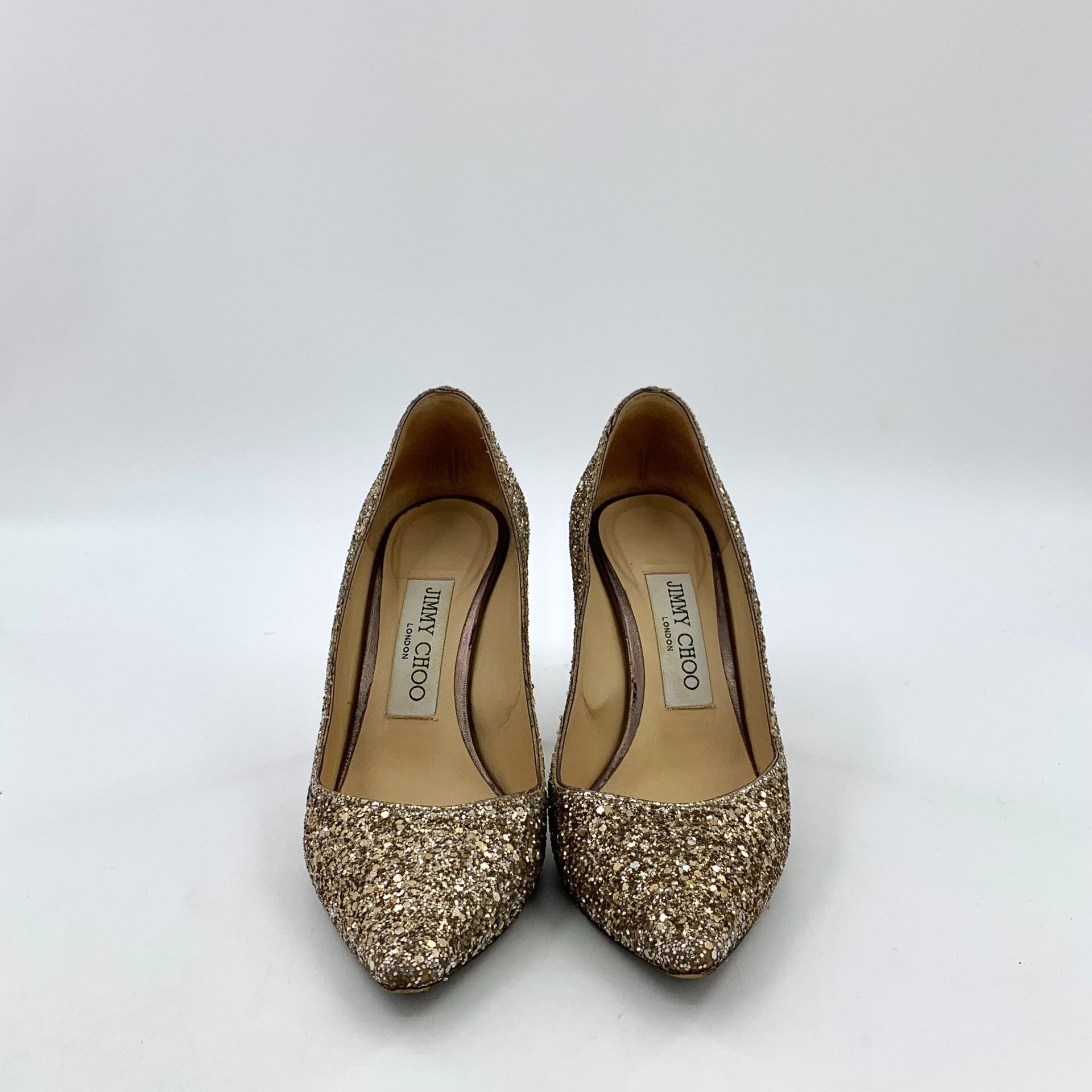 Jimmy Choo Jimmy Choo Glitter Pointed Toe Heels 35.5 Size US 5.5 / IT 35.5 - 4 Thumbnail