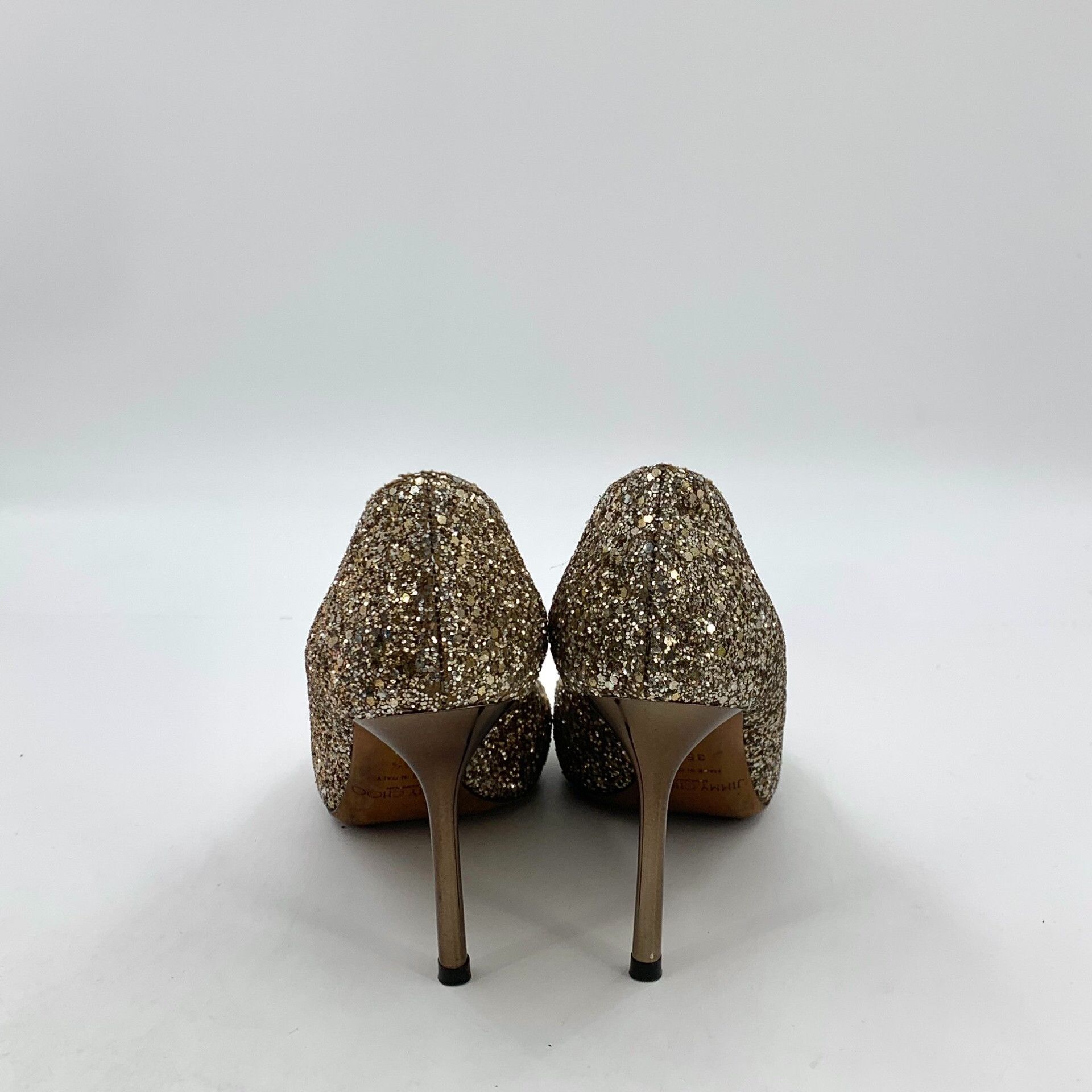 Jimmy Choo Jimmy Choo Glitter Pointed Toe Heels 35.5 Size US 5.5 / IT 35.5 - 5 Thumbnail