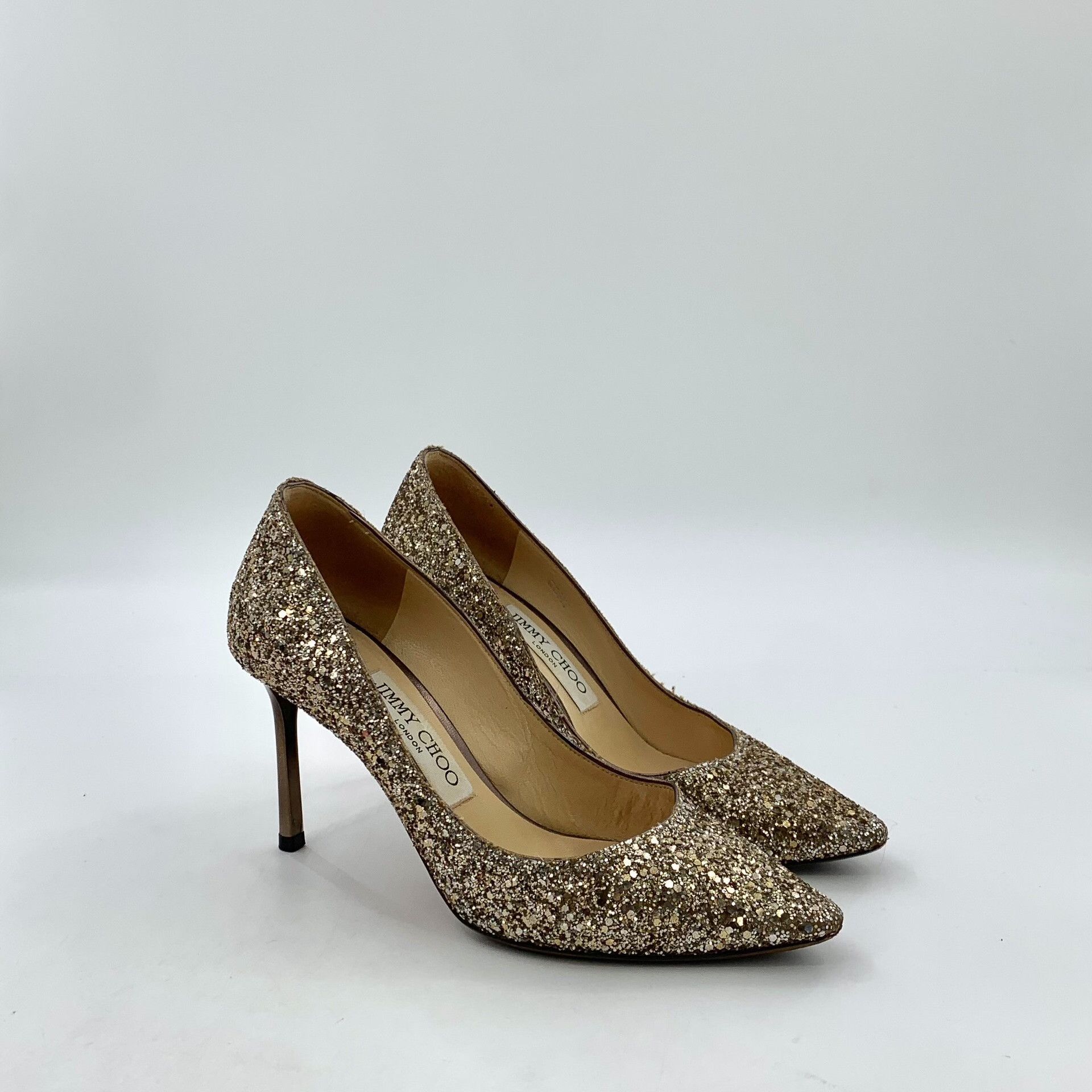 Jimmy Choo Jimmy Choo Glitter Pointed Toe Heels 35.5 Size US 5.5 / IT 35.5 - 3 Thumbnail
