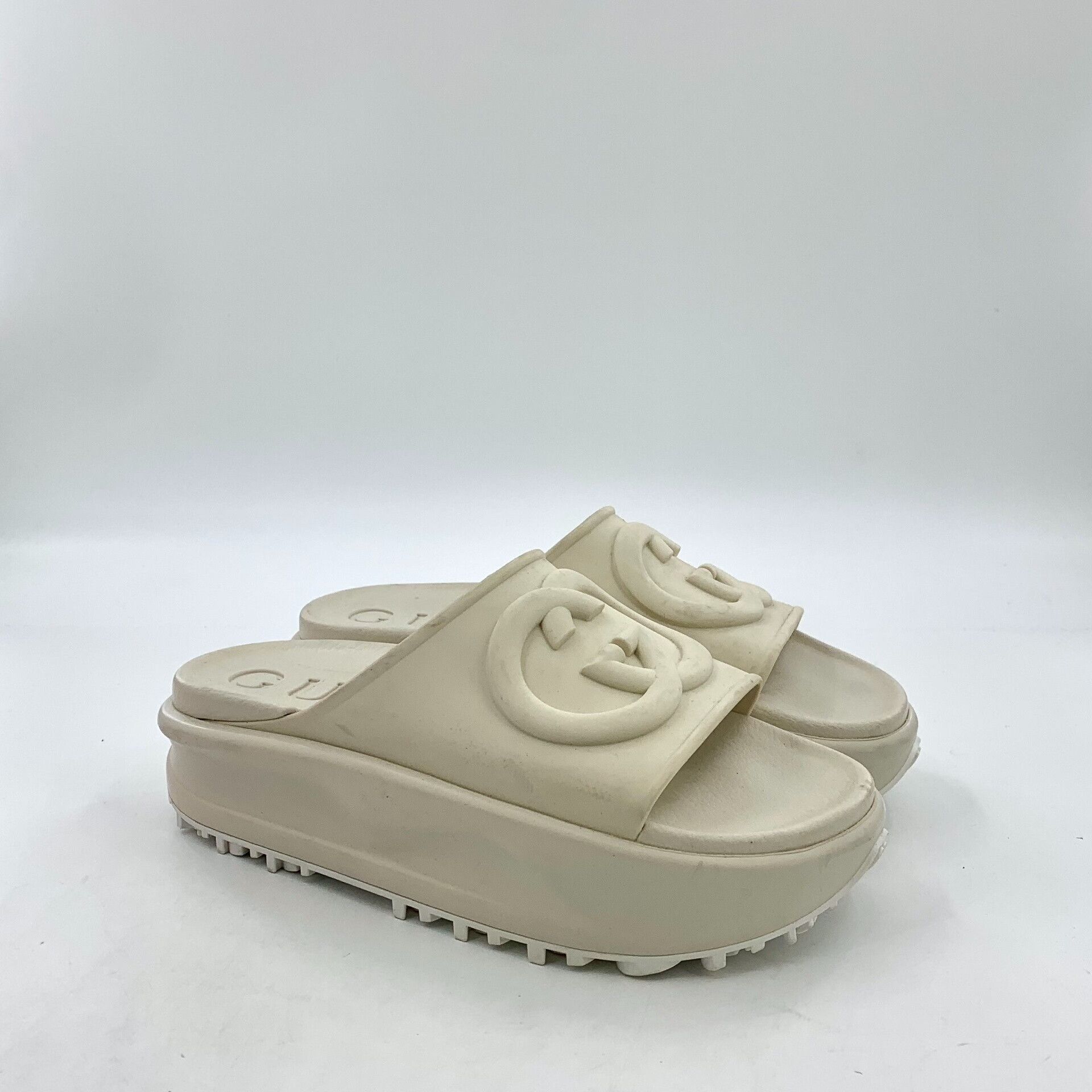Gucci Gucci Interlocking G Platform Sandals Size 38 Size US 8 / IT 38 - 3 Thumbnail