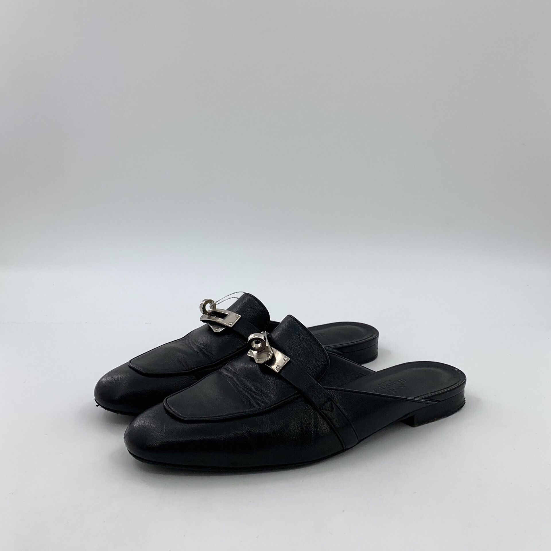 Hermes Hermes Leather Kelly Buckle Oz Mules IT 36 Size US 6 / IT 36 - 2 Thumbnail