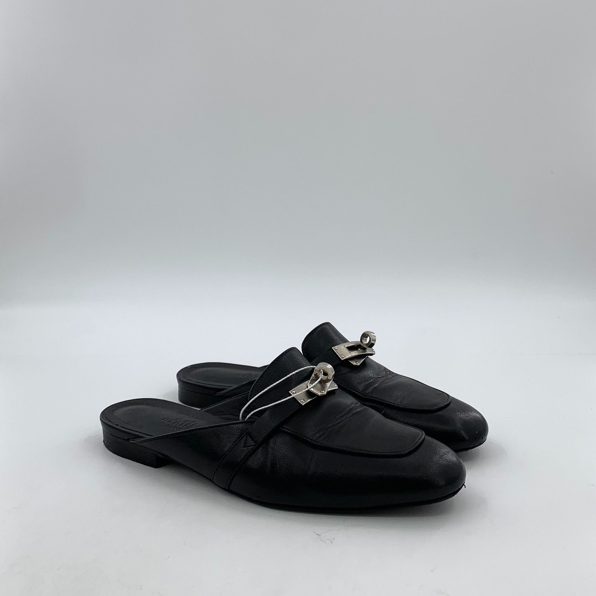 Hermes Hermes Leather Kelly Buckle Oz Mules IT 36 Size US 6 / IT 36 - 3 Thumbnail
