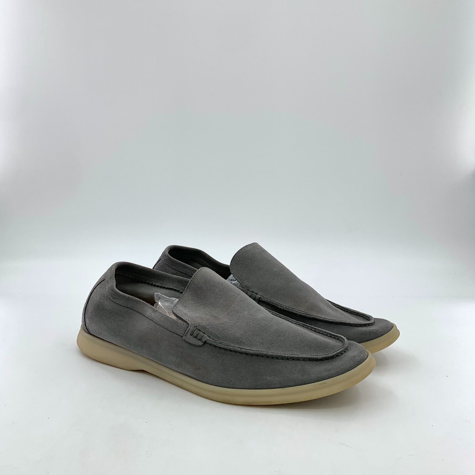 Loro Piana Loro Piana Gray Suede Summer Walk Loafers 44 Size US 11 / EU 44 - 3 Thumbnail
