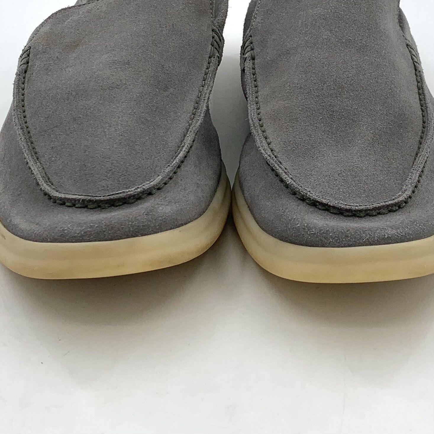 Loro Piana Loro Piana Gray Suede Summer Walk Loafers 44 Size US 11 / EU 44 - 9 Thumbnail