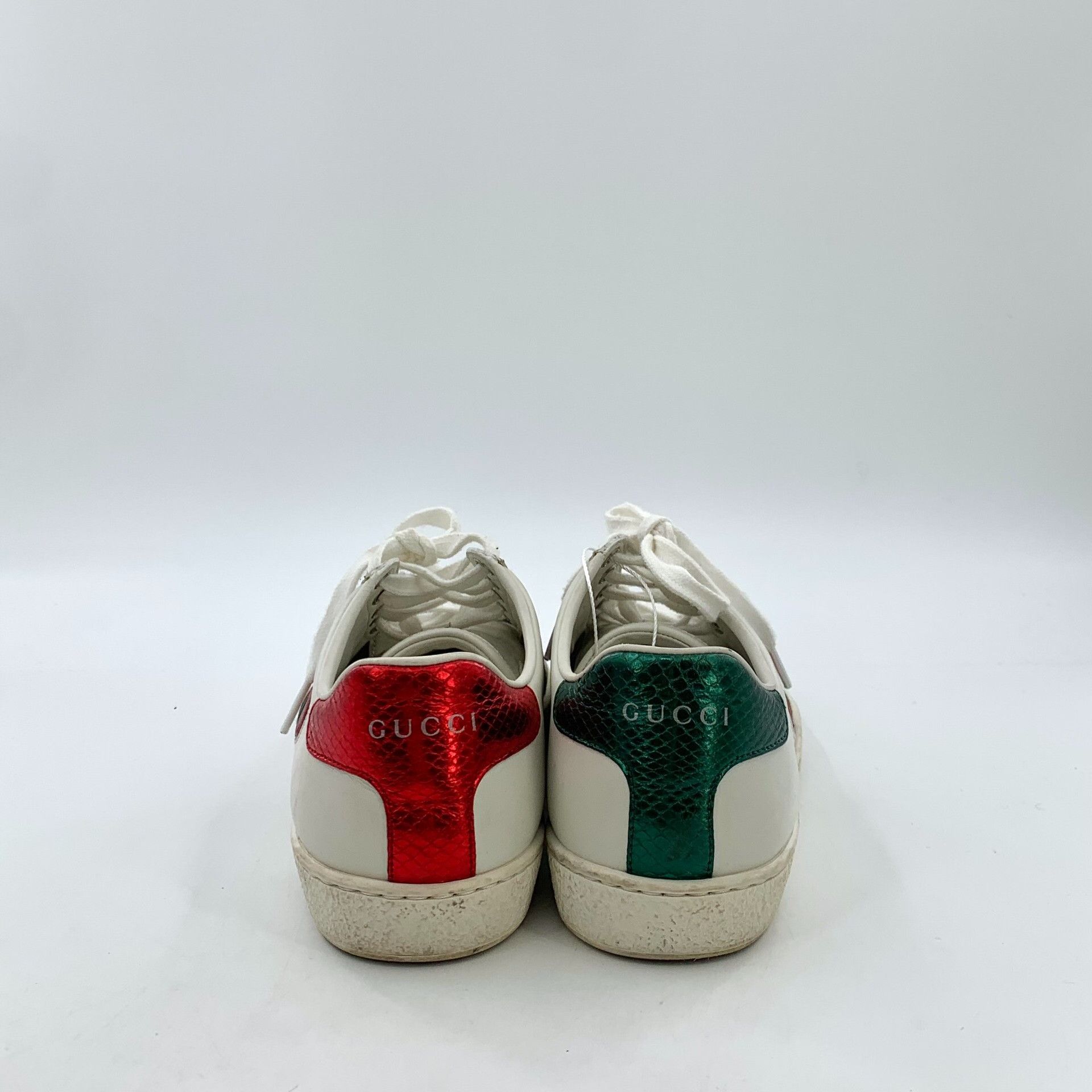 Gucci Gucci Ace Heart Patch Sneakers Size 36.5 Size US 6.5 / IT 36.5 - 5 Thumbnail