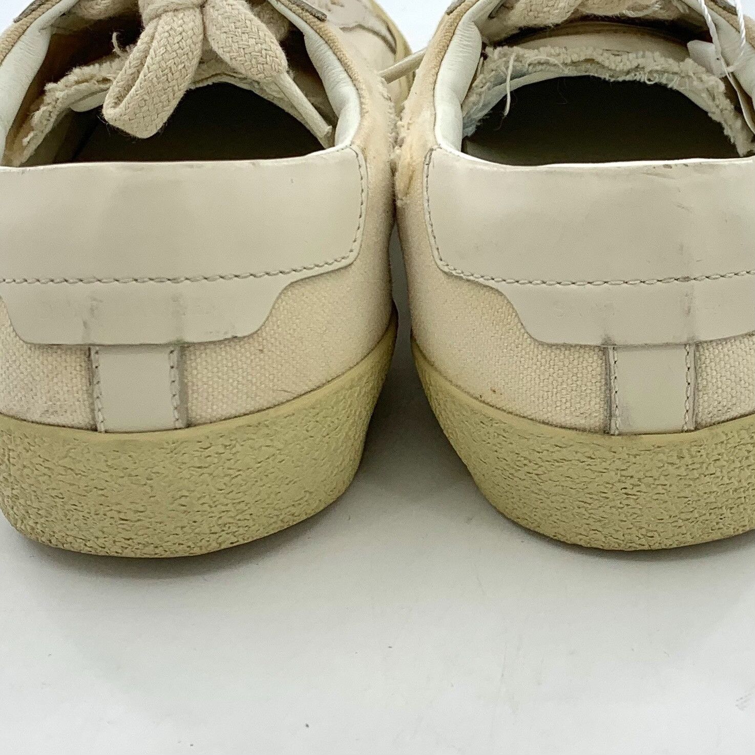 Saint Laurent Paris Saint Laurent Distressed Canvas Sneakers 37.5 Size US 7.5 / IT 37.5 - 10 Thumbnail