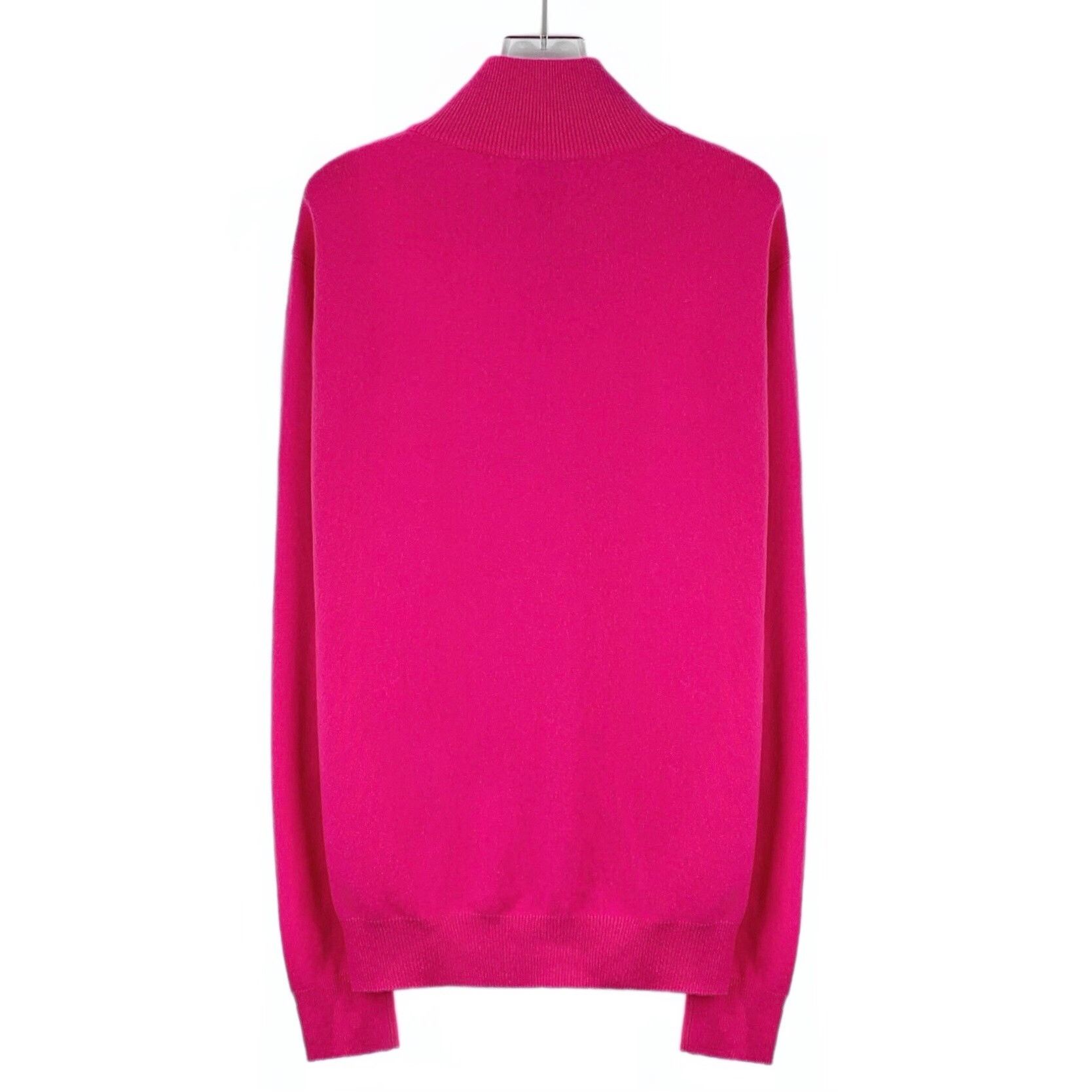 Hermes Hermes Pink Cashmere Half-Zip Sweater Size M Size US M / EU 48-50 / 2 - 3 Thumbnail