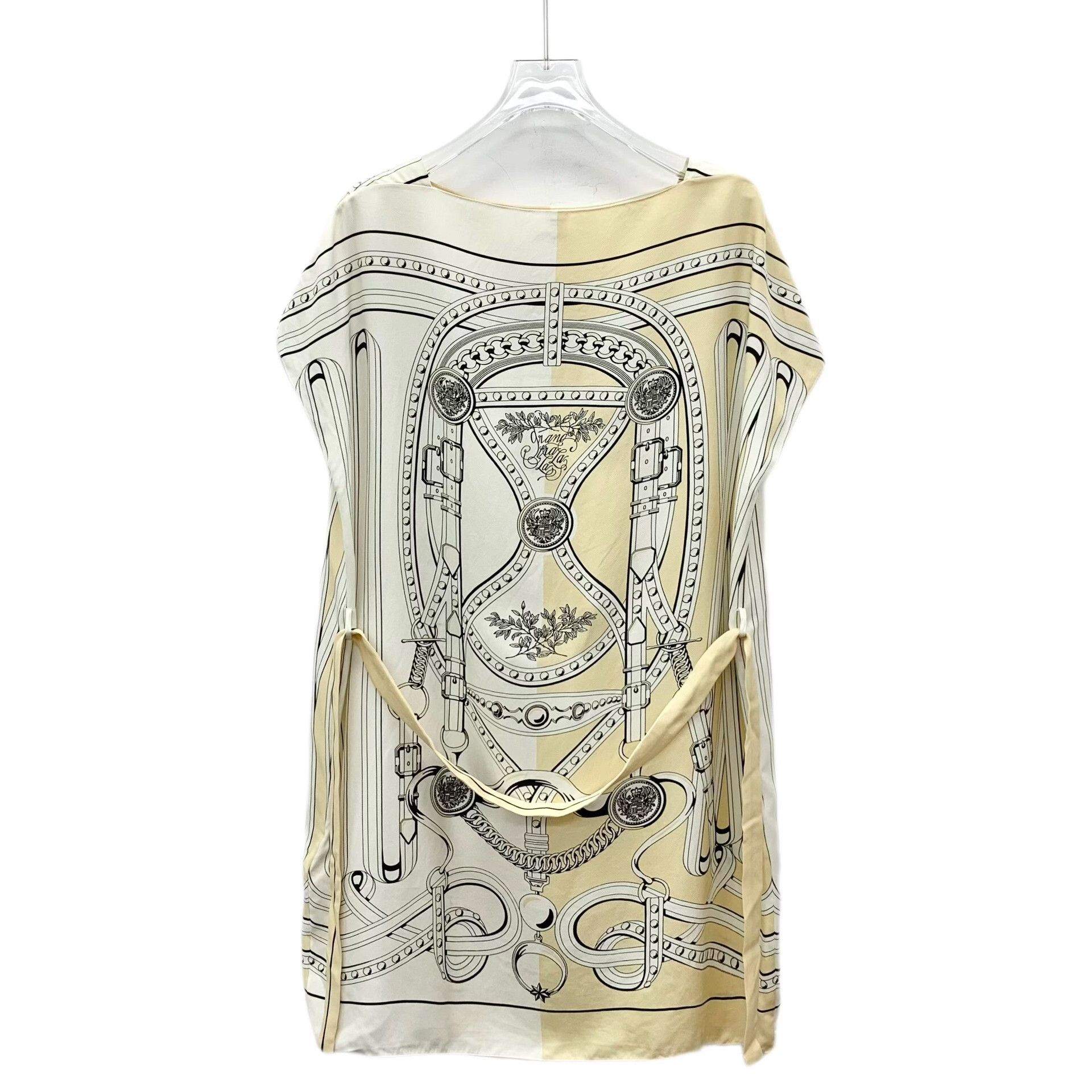Hermes Hermes Grand Apparat Print Silk Sleeveless Dress 40 Size M / US 6-8 / IT 42-44 - 3 Thumbnail