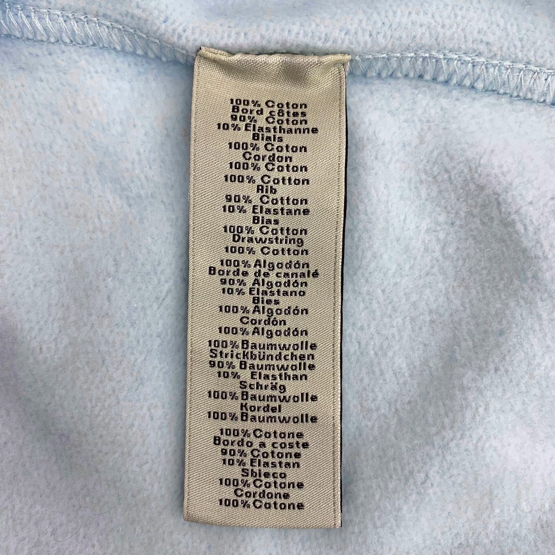 Hermes Hermes Half-Zip Cotton Hoodie Blue Size M Size US M / EU 48-50 / 2 - 7 Thumbnail