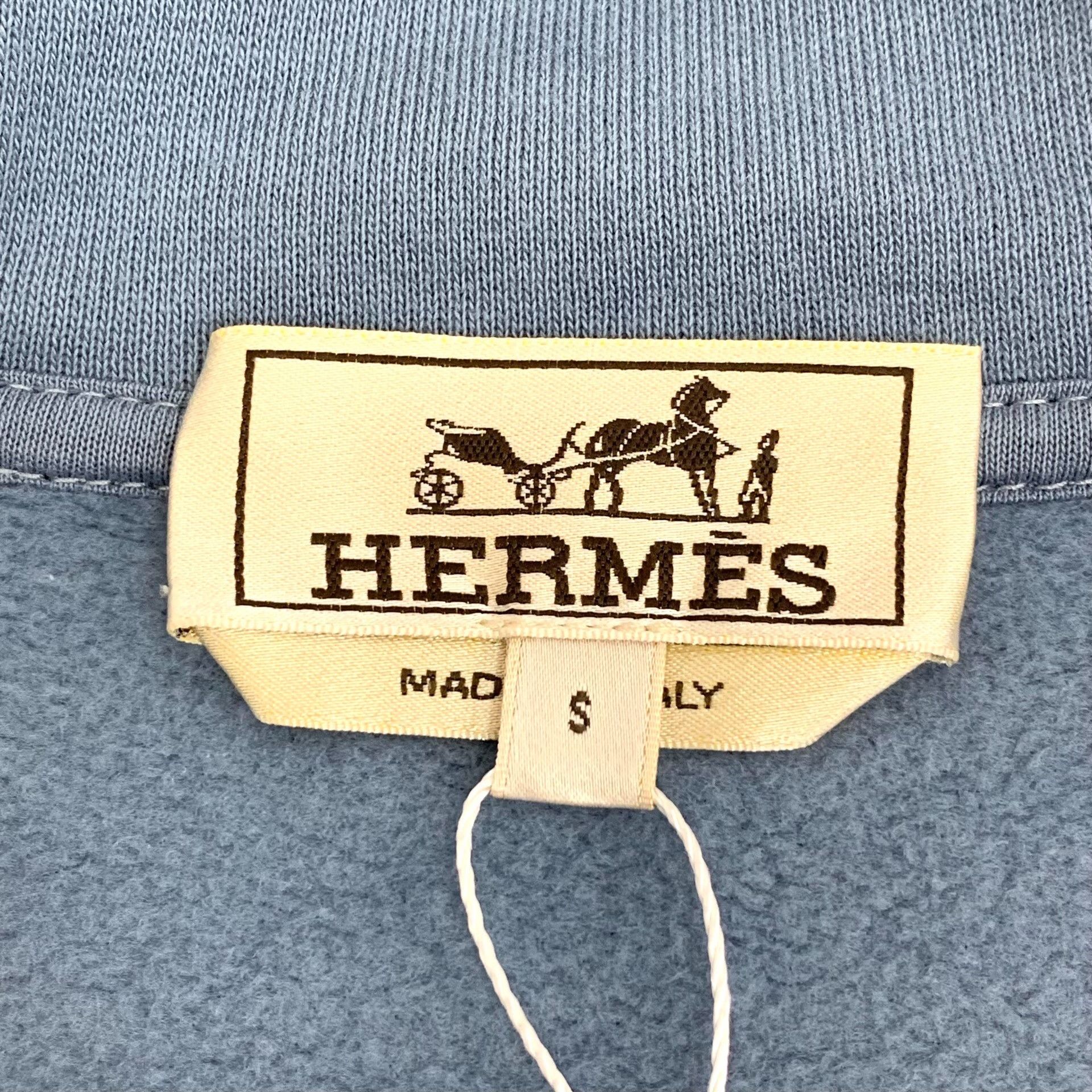 Hermes Hermes Contrast Side Stripe Zip Hoodie S Size US S / EU 44-46 / 1 - 6 Thumbnail