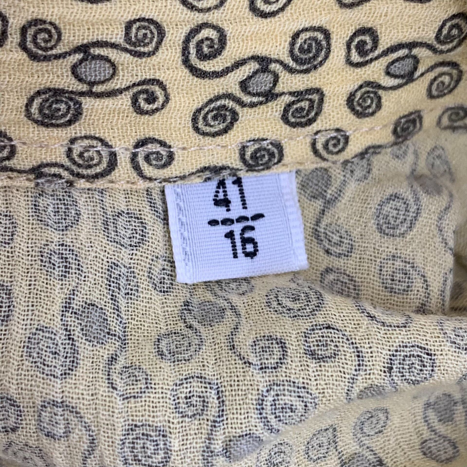 Hermes Hermes Swirl Print Cotton Button Up Shirt 41 Size US L / EU 52-54 / 3 - 7 Thumbnail