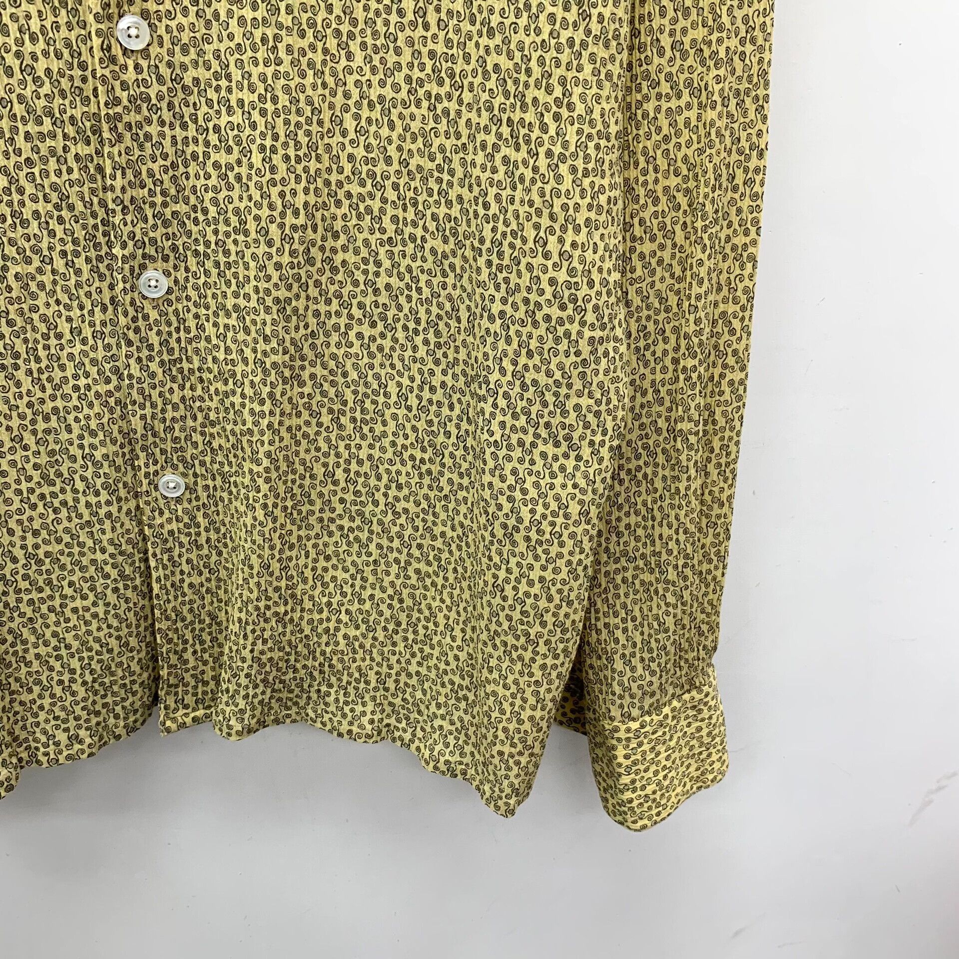 Hermes Hermes Swirl Print Cotton Button Up Shirt 41 Size US L / EU 52-54 / 3 - 5 Thumbnail