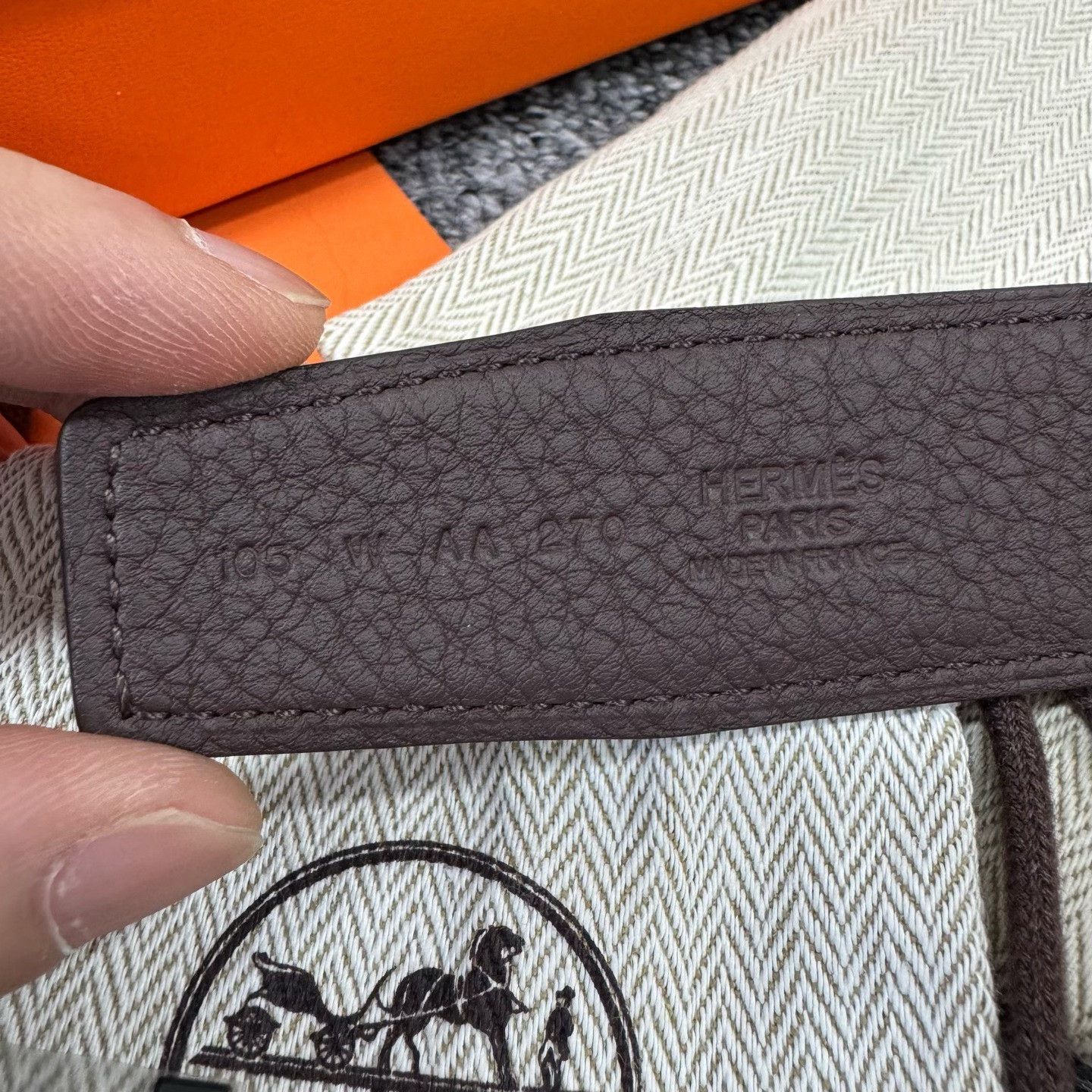 Hermes Hermes Constance Silver H Buckle Leather Belt 42 Size 42 - 5 Thumbnail