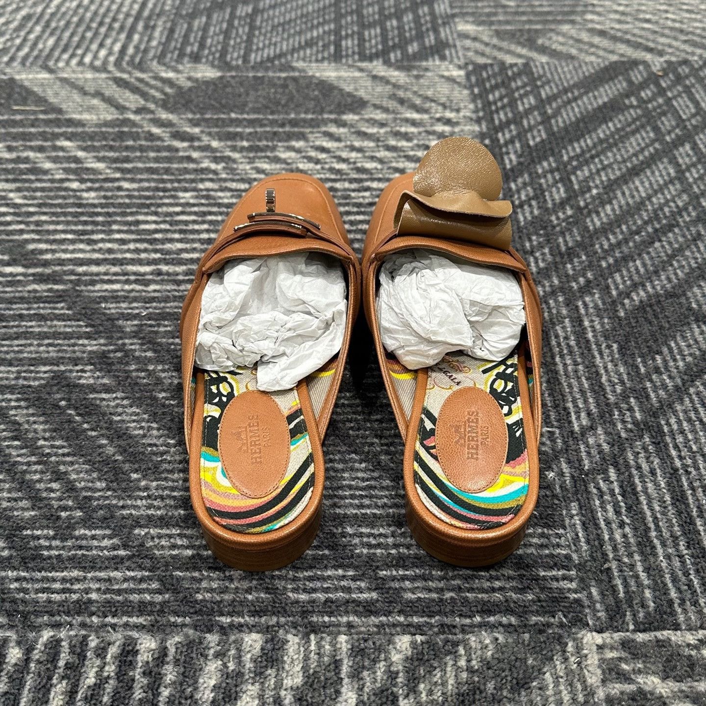 Hermes Hermes Kelly Leather Mules Size 38 Size US 8 / IT 38 - 4 Thumbnail