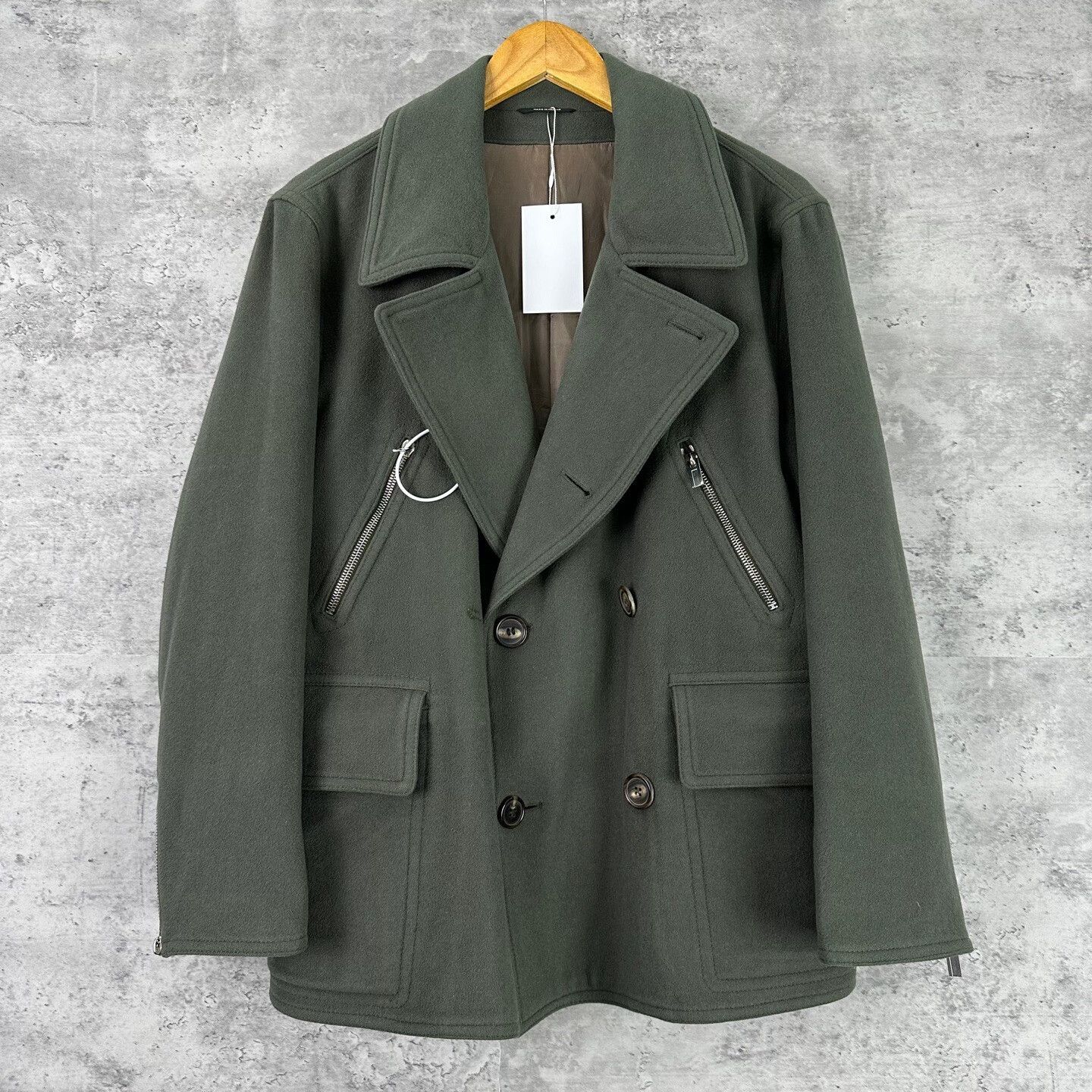 Hermes Hermes Cashmere Double Breasted Heavy Coat 48 Size US M / EU 48-50 / 2 - 2 Thumbnail