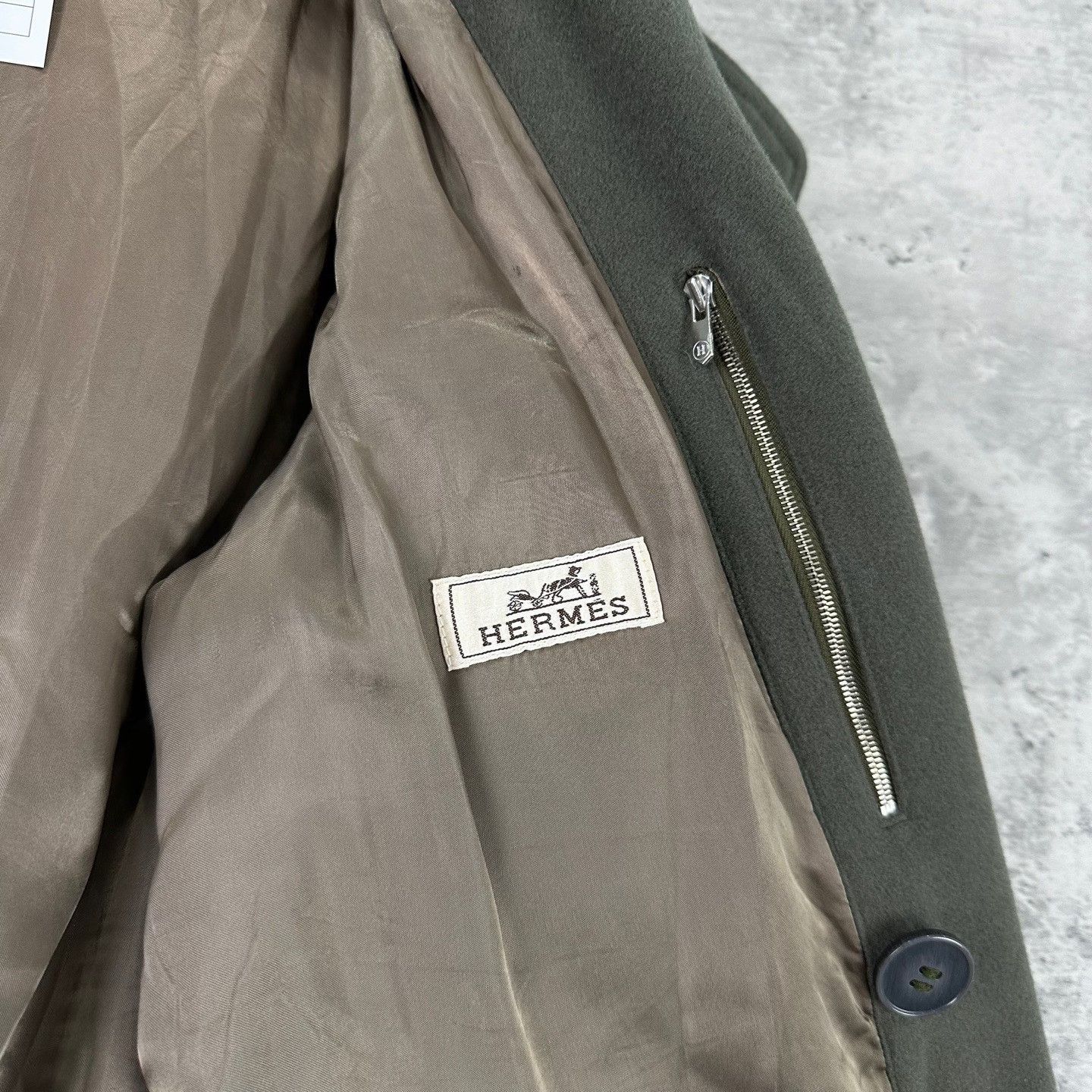 Hermes Hermes Cashmere Double Breasted Heavy Coat 48 Size US M / EU 48-50 / 2 - 6 Thumbnail