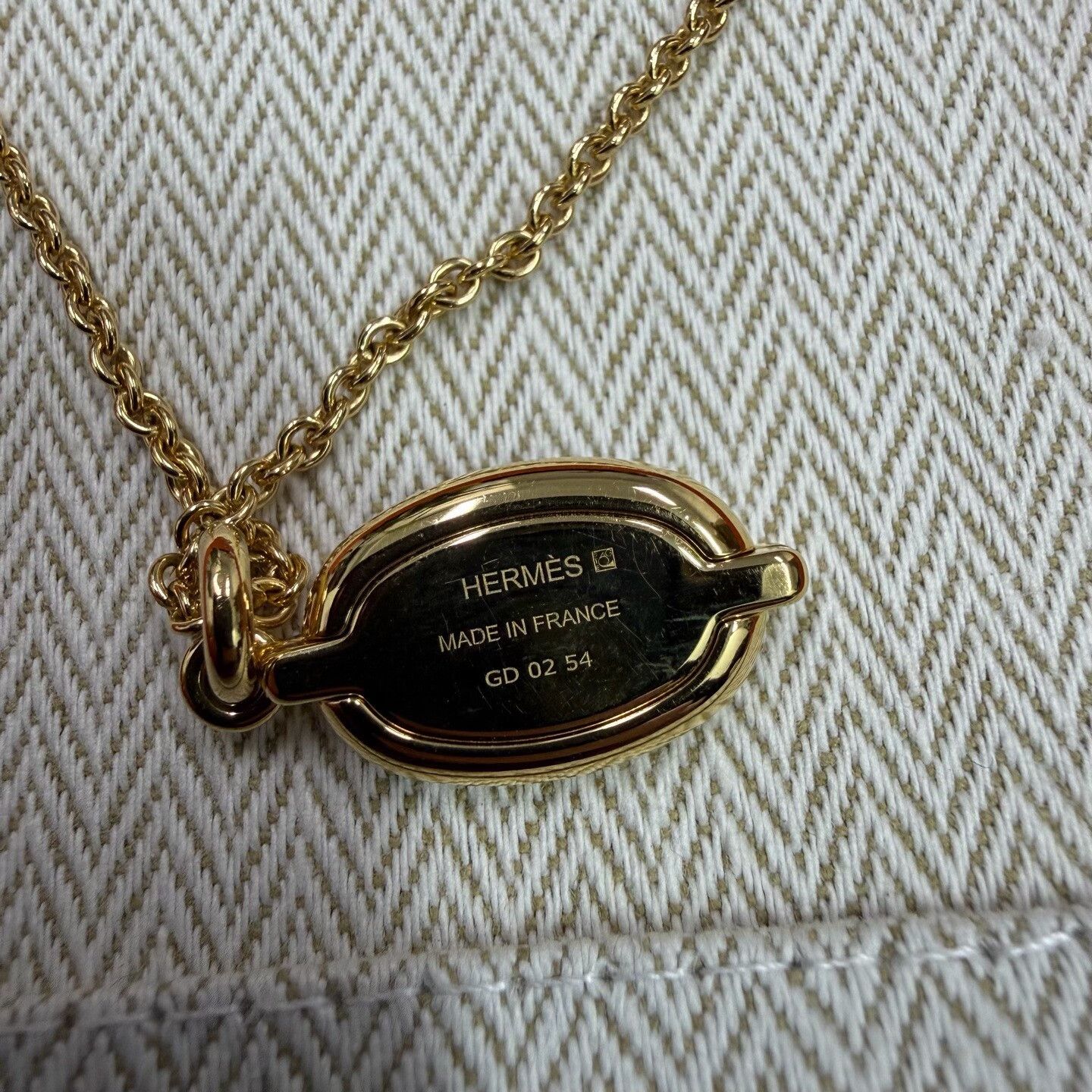 Hermes Hermes Gold Mini Maillon Necklace ONE SIZE Size ONE SIZE - 4 Thumbnail
