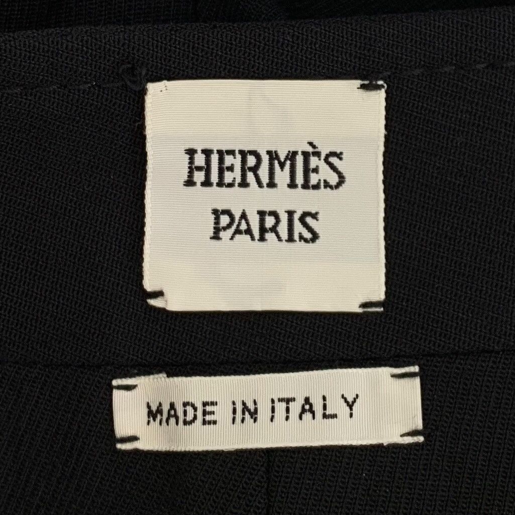 Hermes Hermes Black Buckle Detail Wrap Shorts FR 36 Size 26" / US 2 / IT 38 - 6 Thumbnail