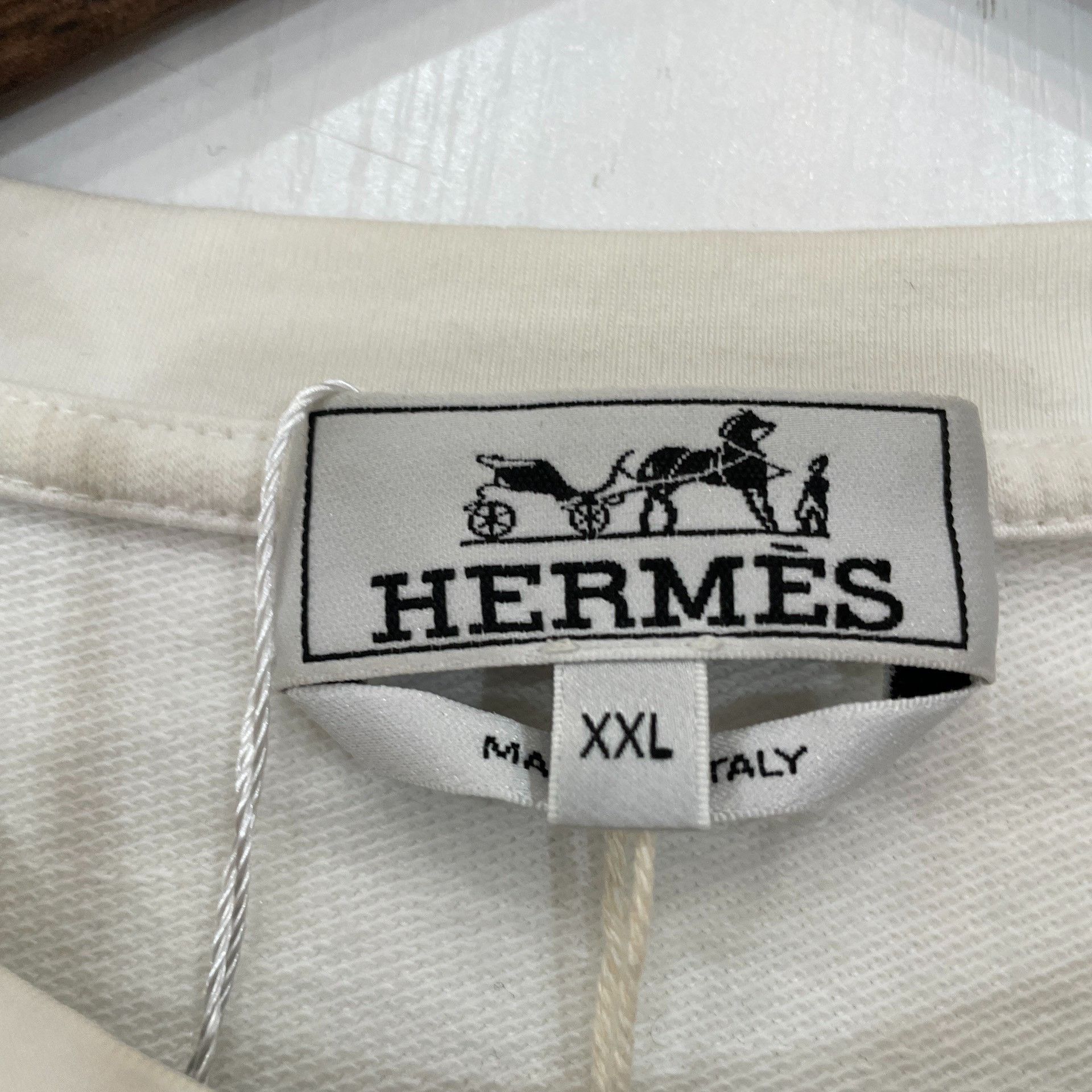 Hermes Hermes Leather Patch Horseshoe T-Shirt XXL Size US XXL / EU 58 / 5 - 5 Thumbnail
