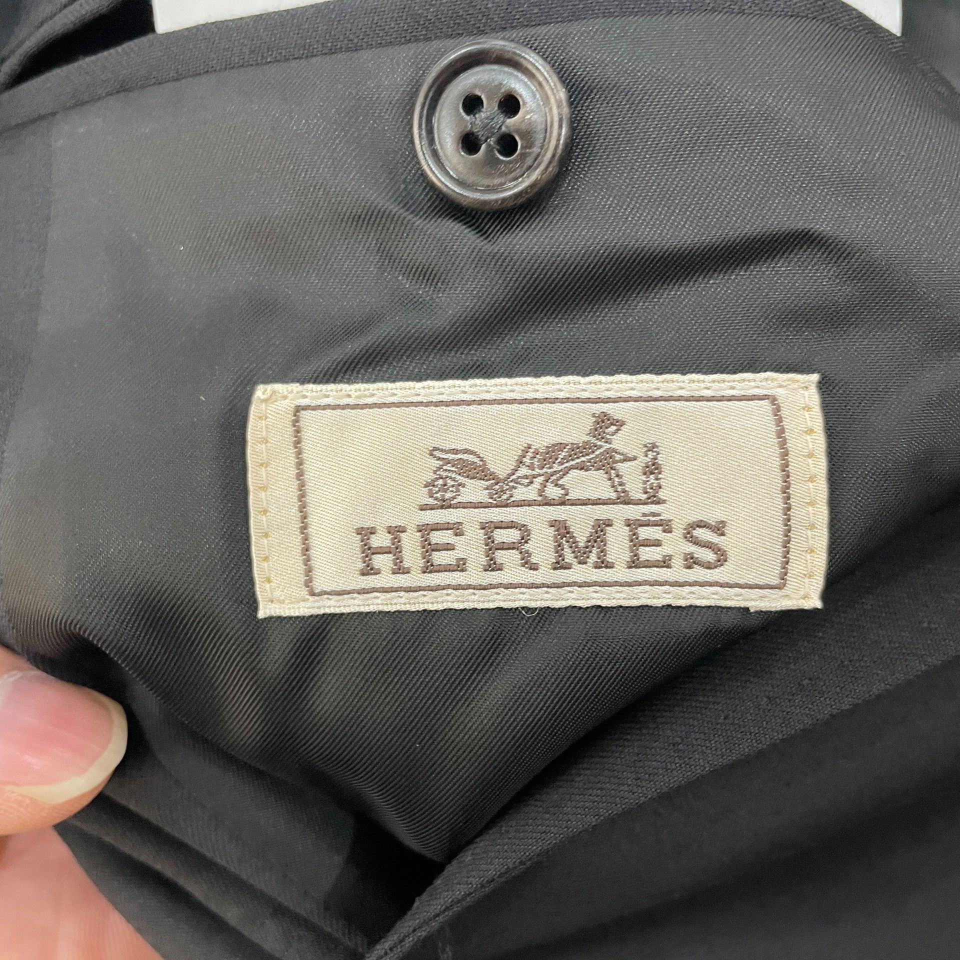 Hermes Hermes Virgin Wool Blazer 36R Size 36R - 4 Thumbnail