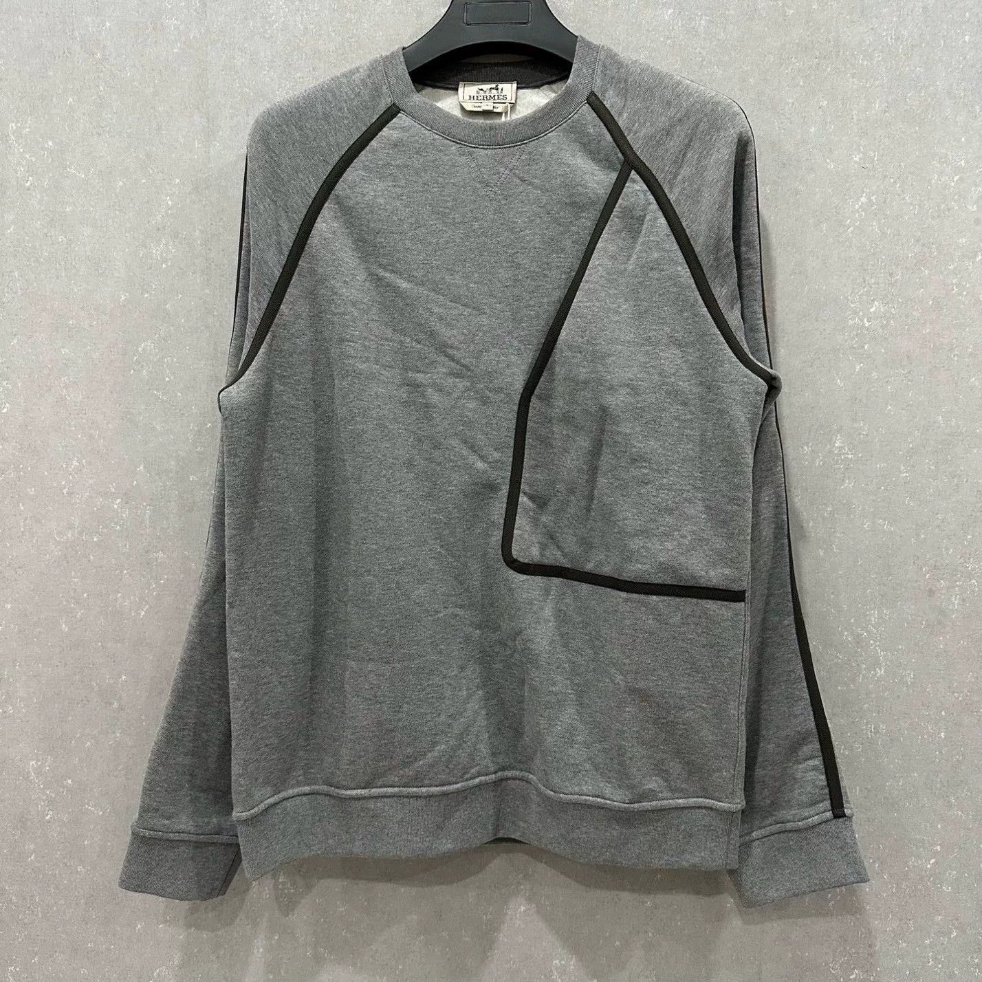 Hermes Hermes Paneled Stripe Sweatshirt Size L Size US L / EU 52-54 / 3 - 7 Thumbnail