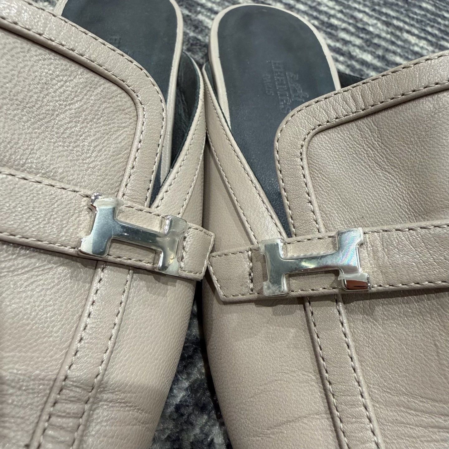 Hermes Hermes H Logo Groupie Mules 38 Size US 8 / IT 38 - 7 Thumbnail