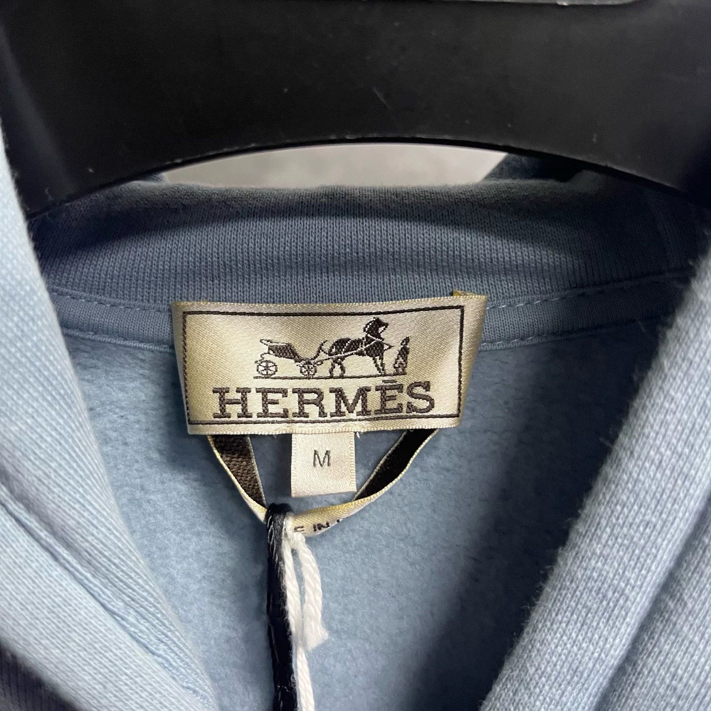 Hermes Hermes Stripe Trim Zip-Up Hoodie US M Size US M / EU 48-50 / 2 - 3 Thumbnail