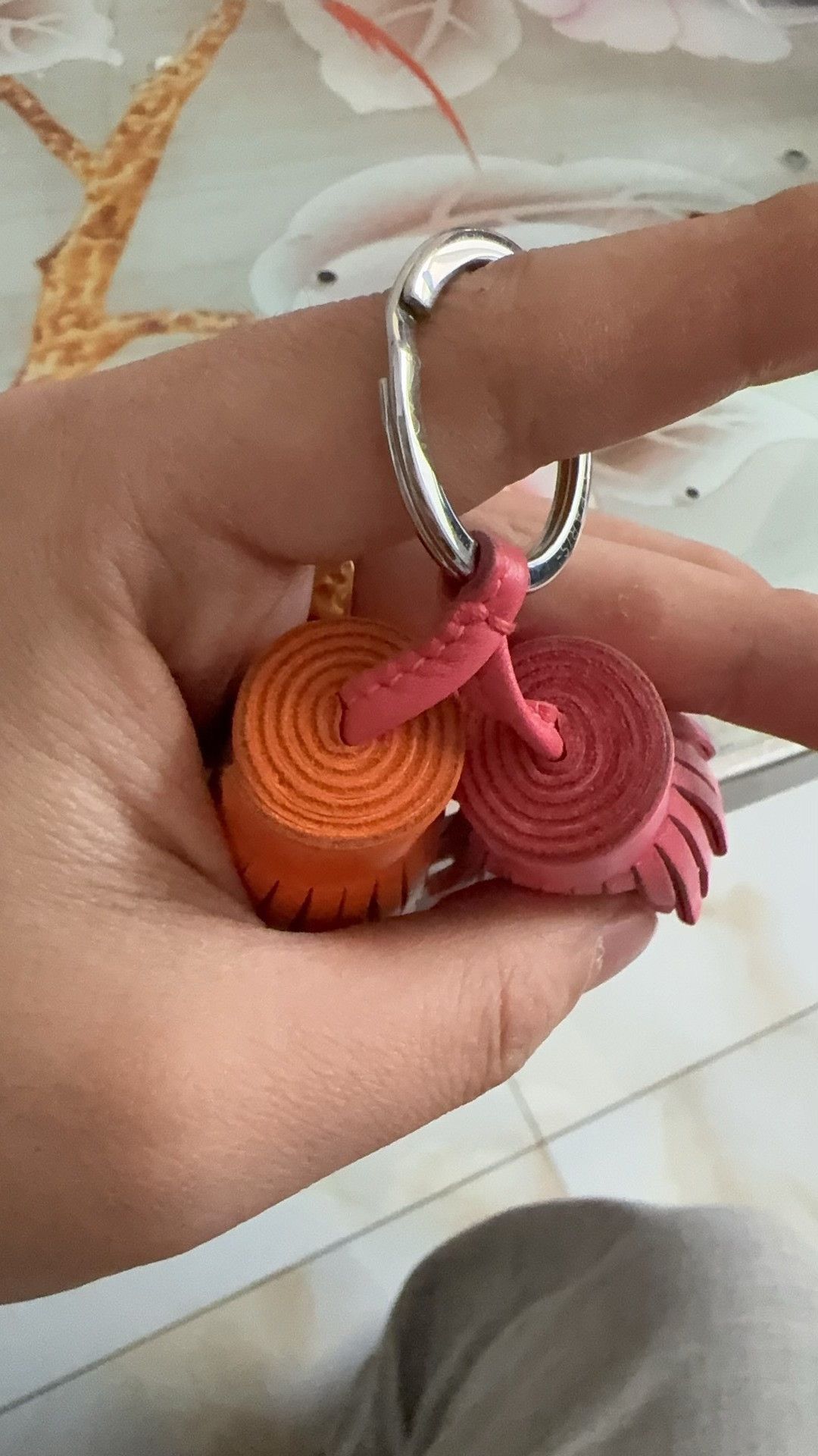Hermes Hermes Tassel Leather Key Ring ONE SIZE Size ONE SIZE - 3 Thumbnail