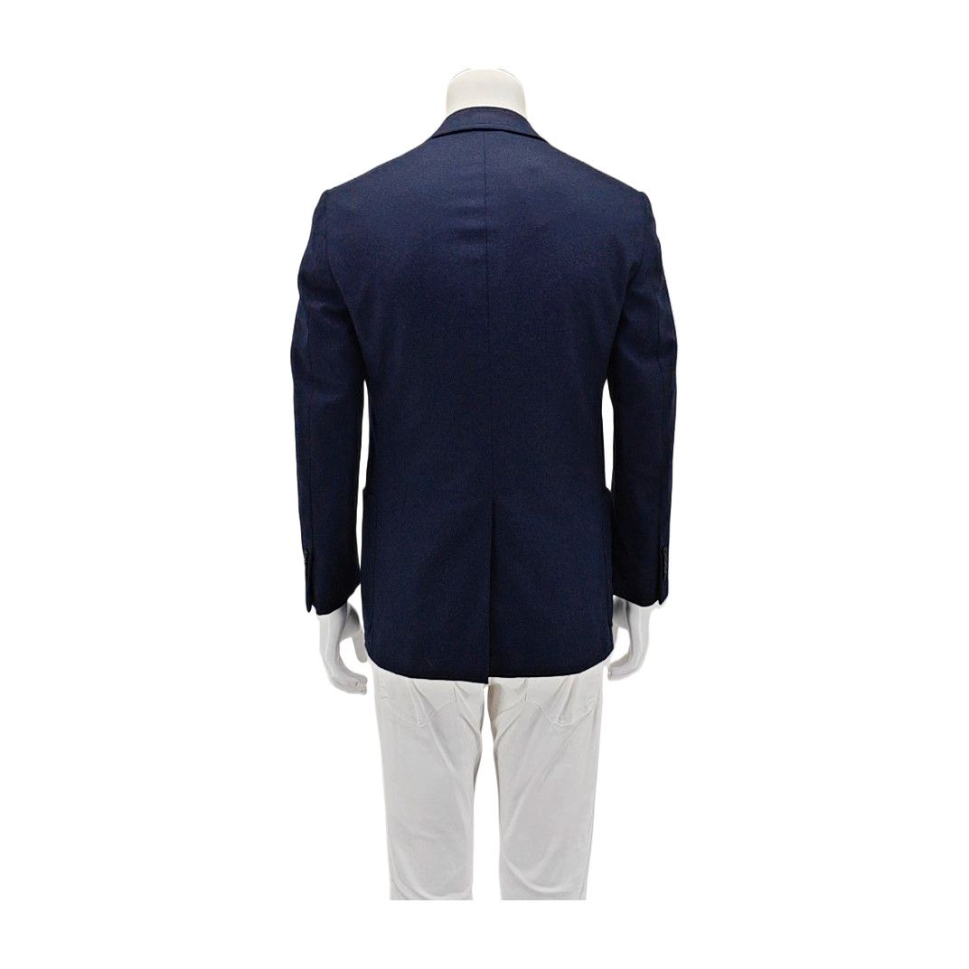 Hermes Hermès Navy Wool Zip Pocket Blazer 38R Size 38R - 3 Thumbnail