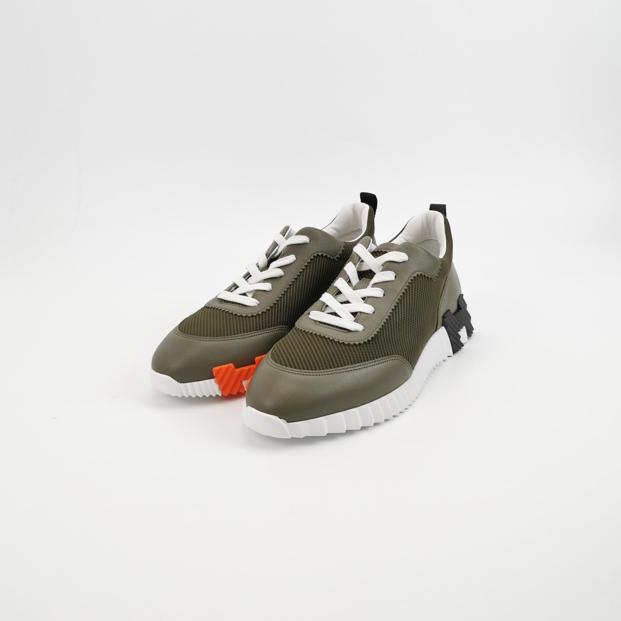 Hermes Hermes Bouncing Technical Canvas Sneakers EU 42.5 Size US 9 / EU 42 - 3 Thumbnail